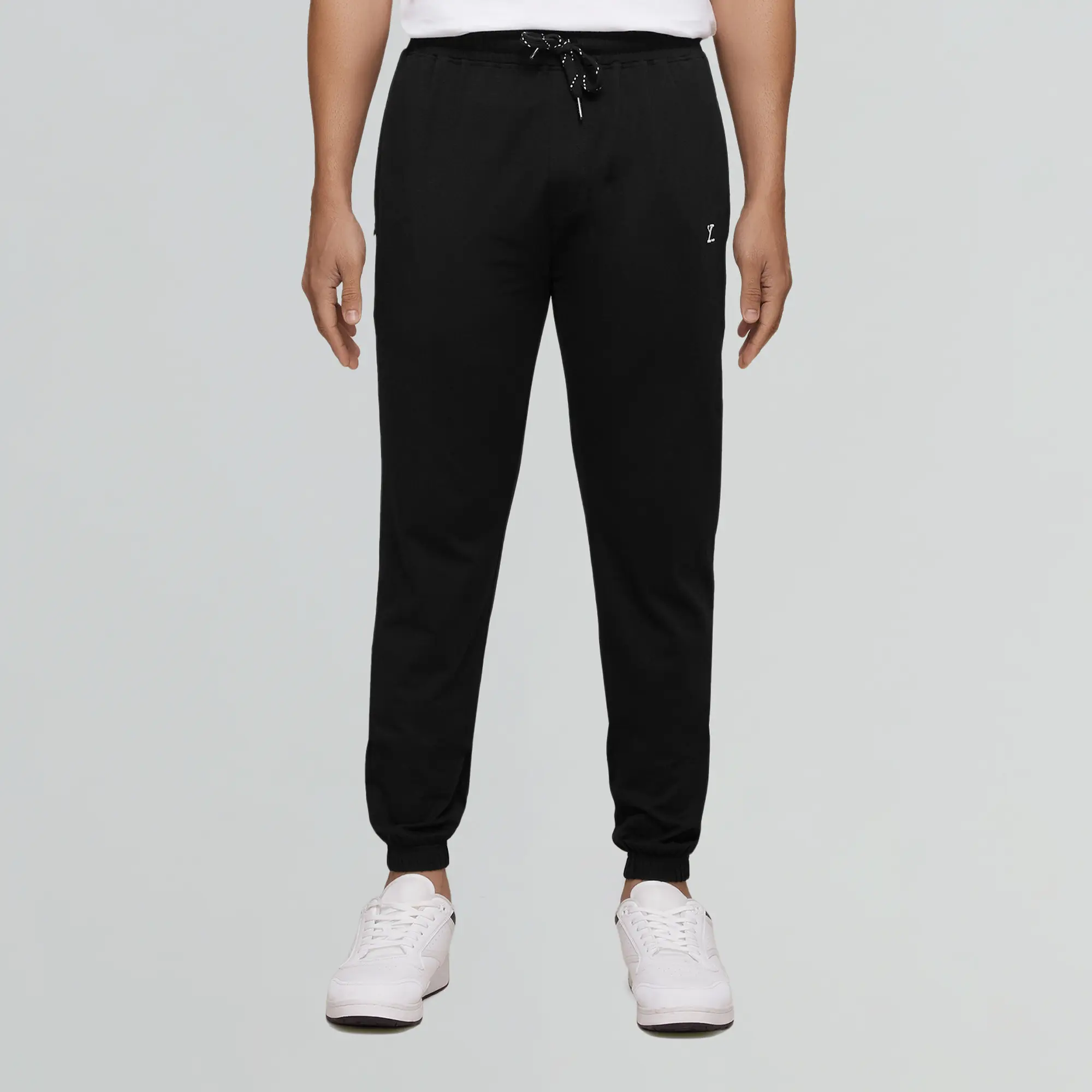 Ace Modal-Cotton Joggers Pitch Black - Image 3