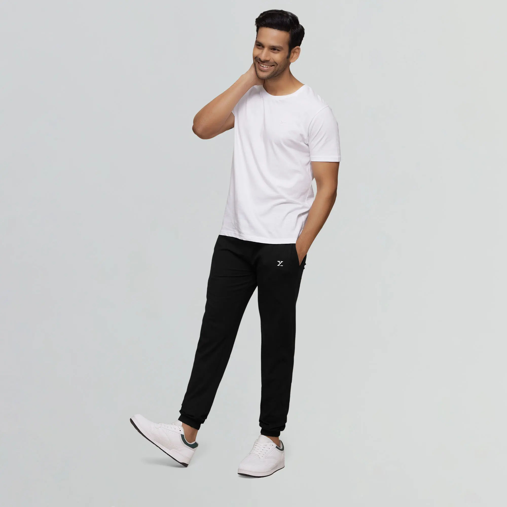 Ace Modal-Cotton Joggers Pitch Black - Image 4
