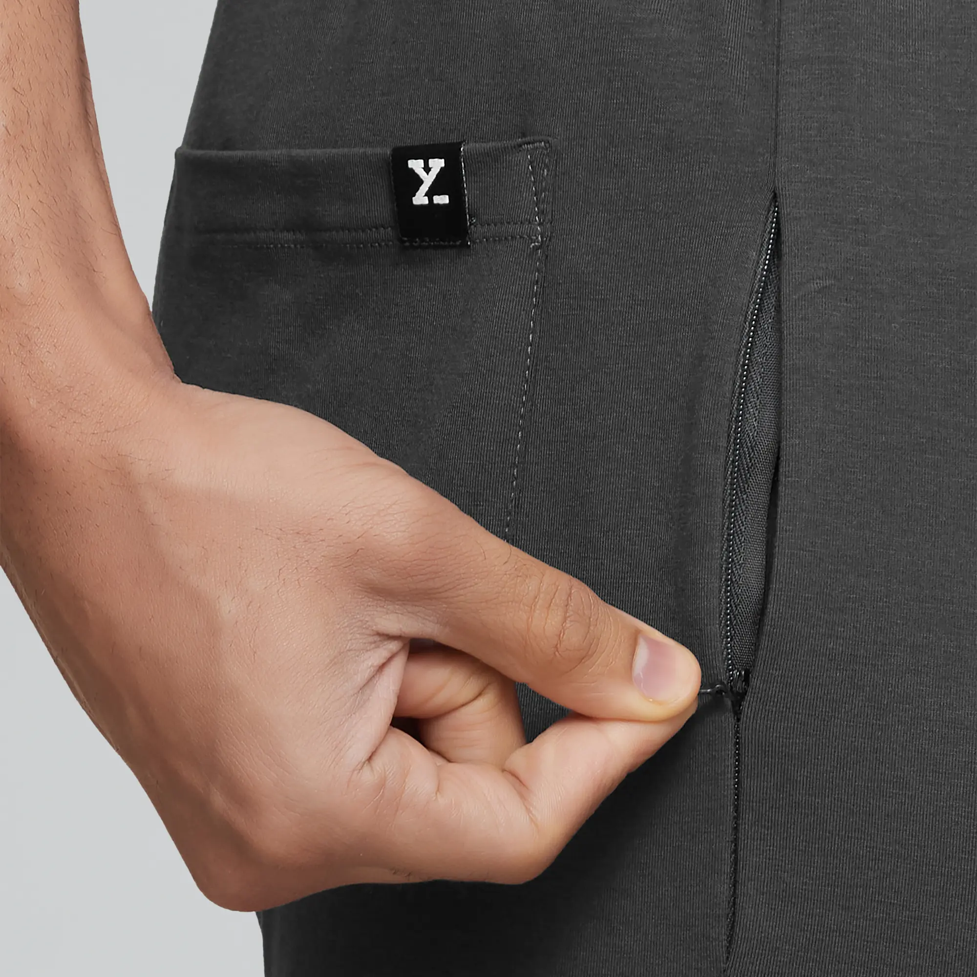 Ace Modal-Cotton Joggers Graphite Grey - Image 6