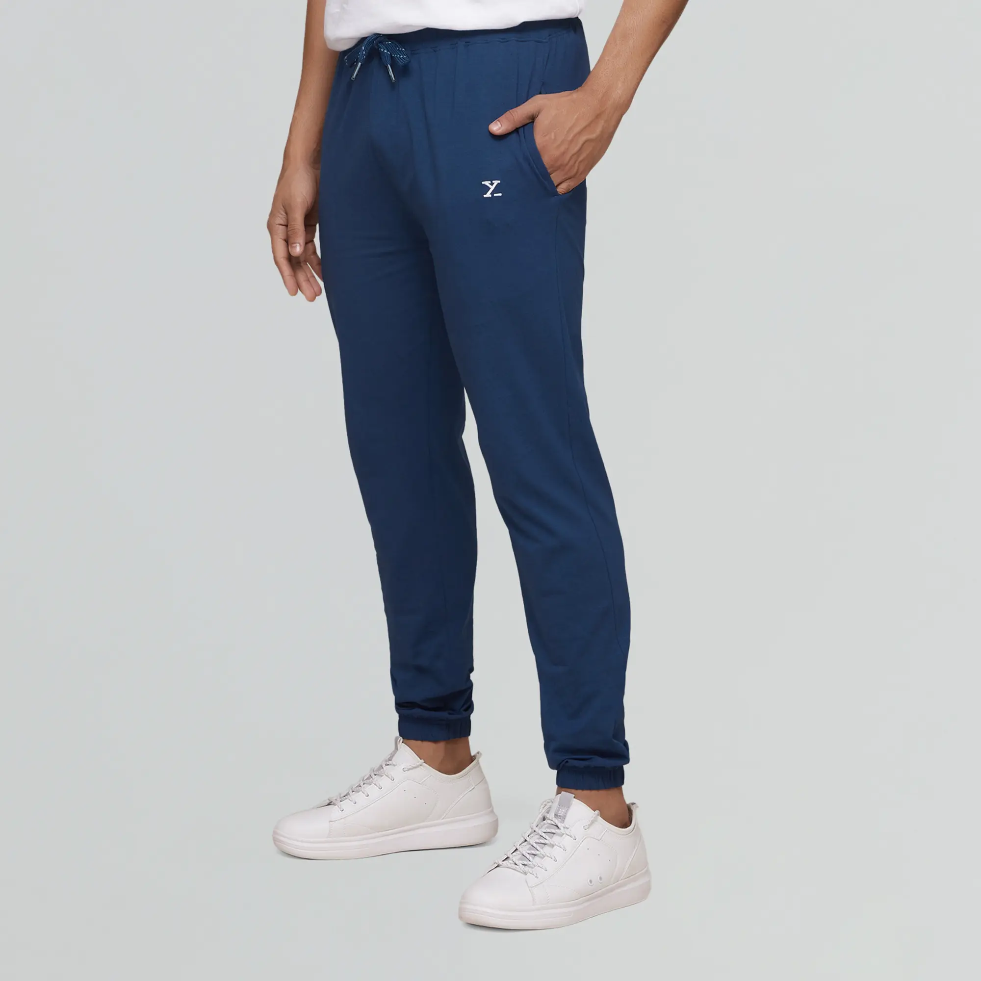 Ace Modal-Cotton Joggers Estate Blue
