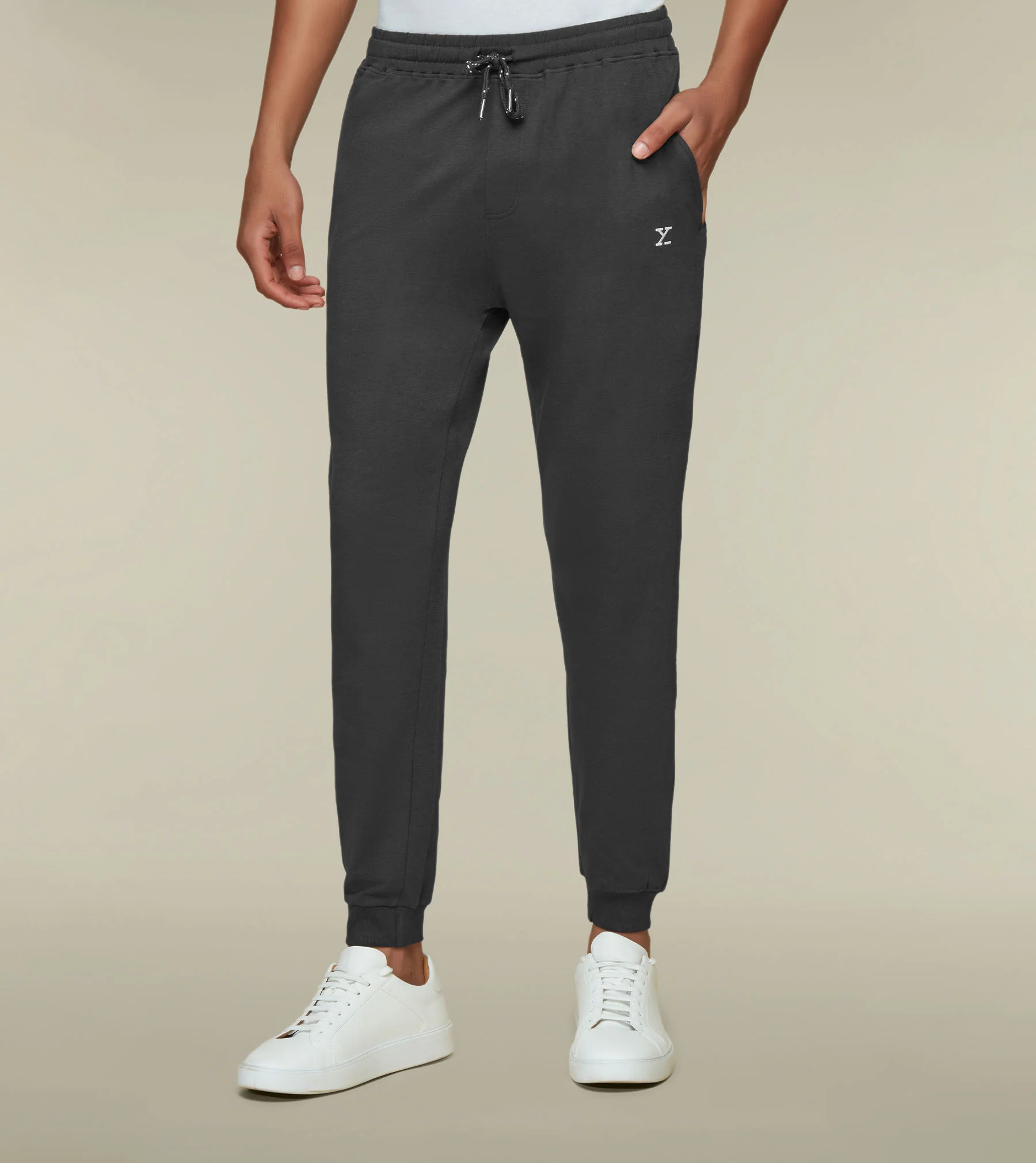 IntelliSoft Ace Modal-Cotton Joggers Graphite Grey