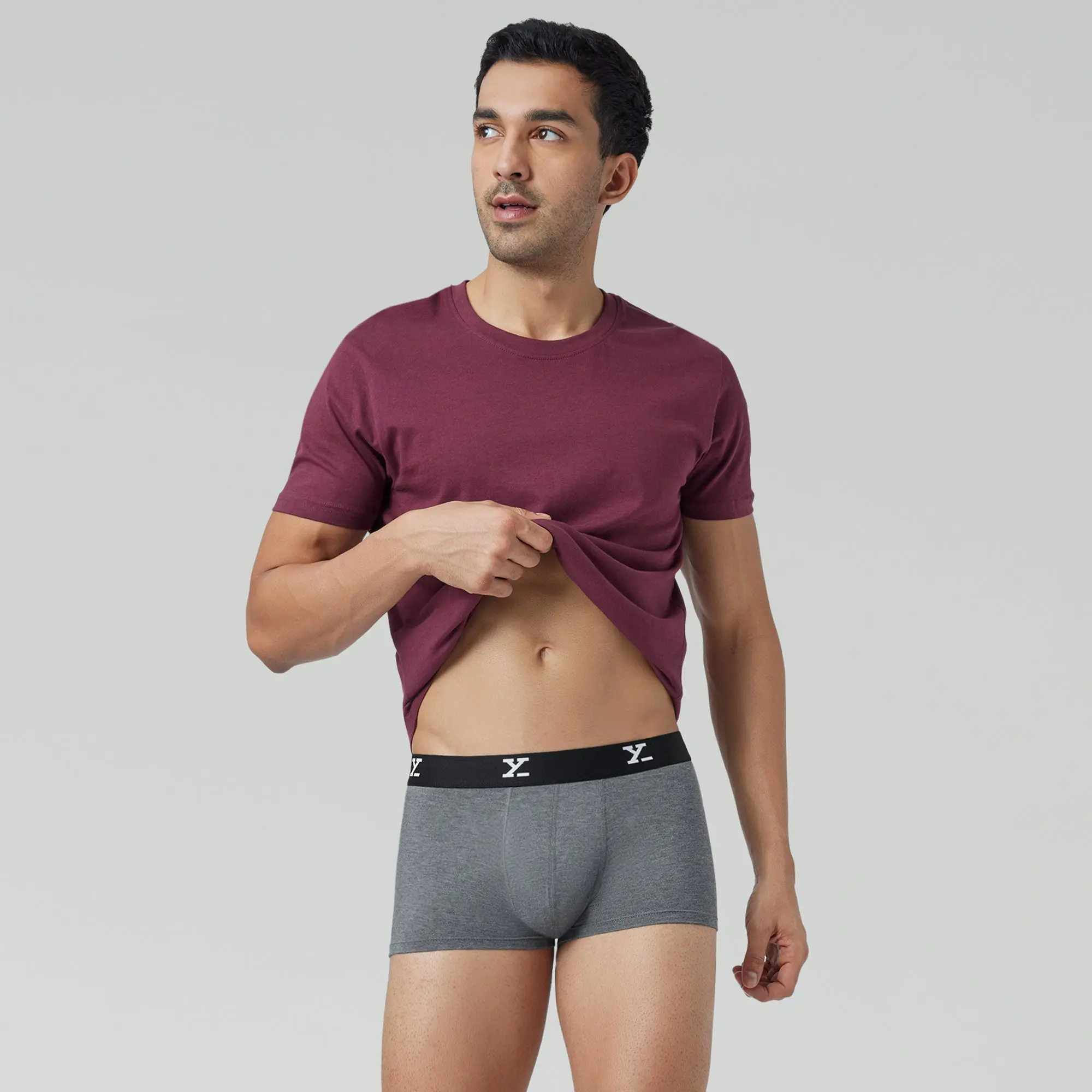 Ace Medley Modal Trunks Icy Grey - Image 4