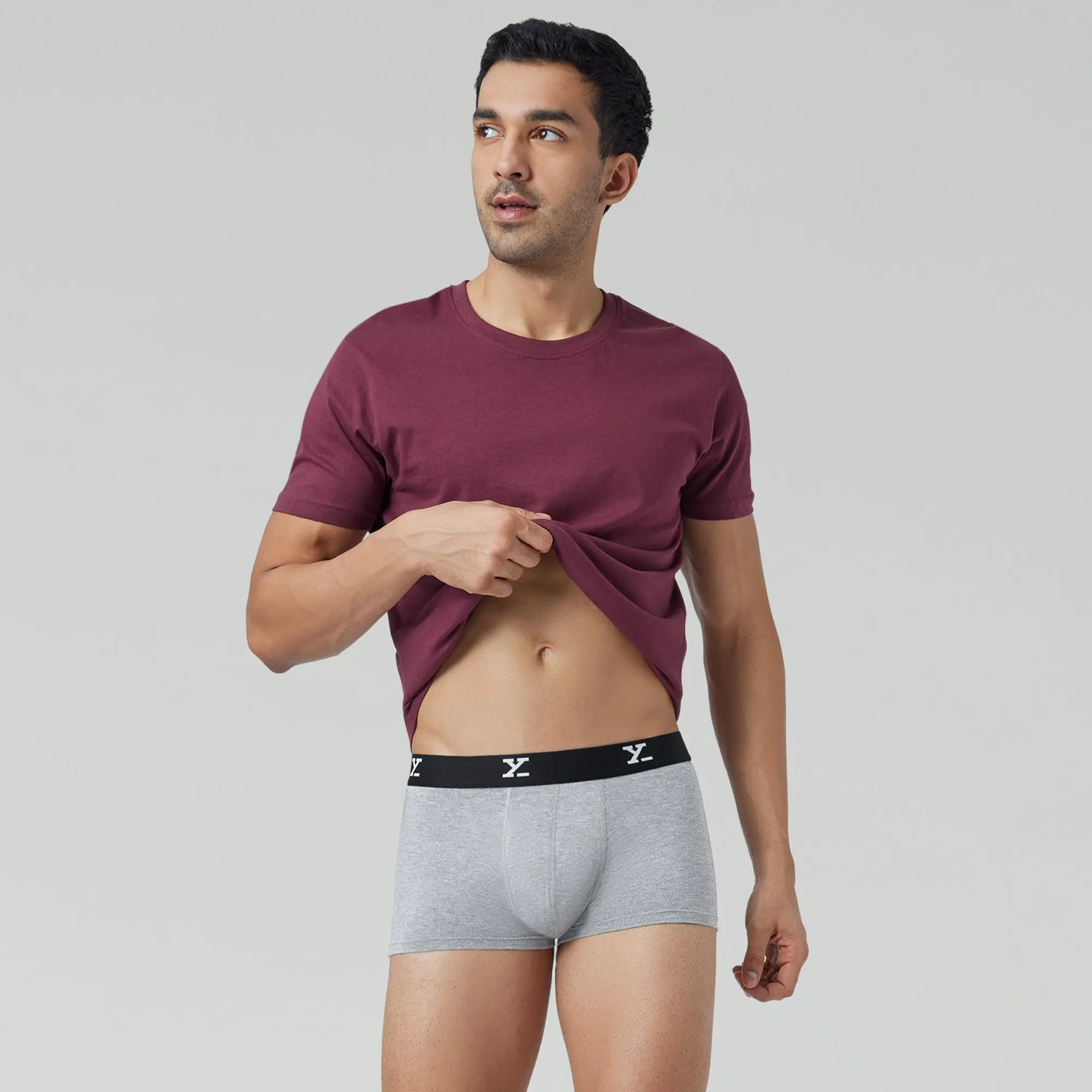 Ace Medley Modal Trunks Stone Grey - Image 4