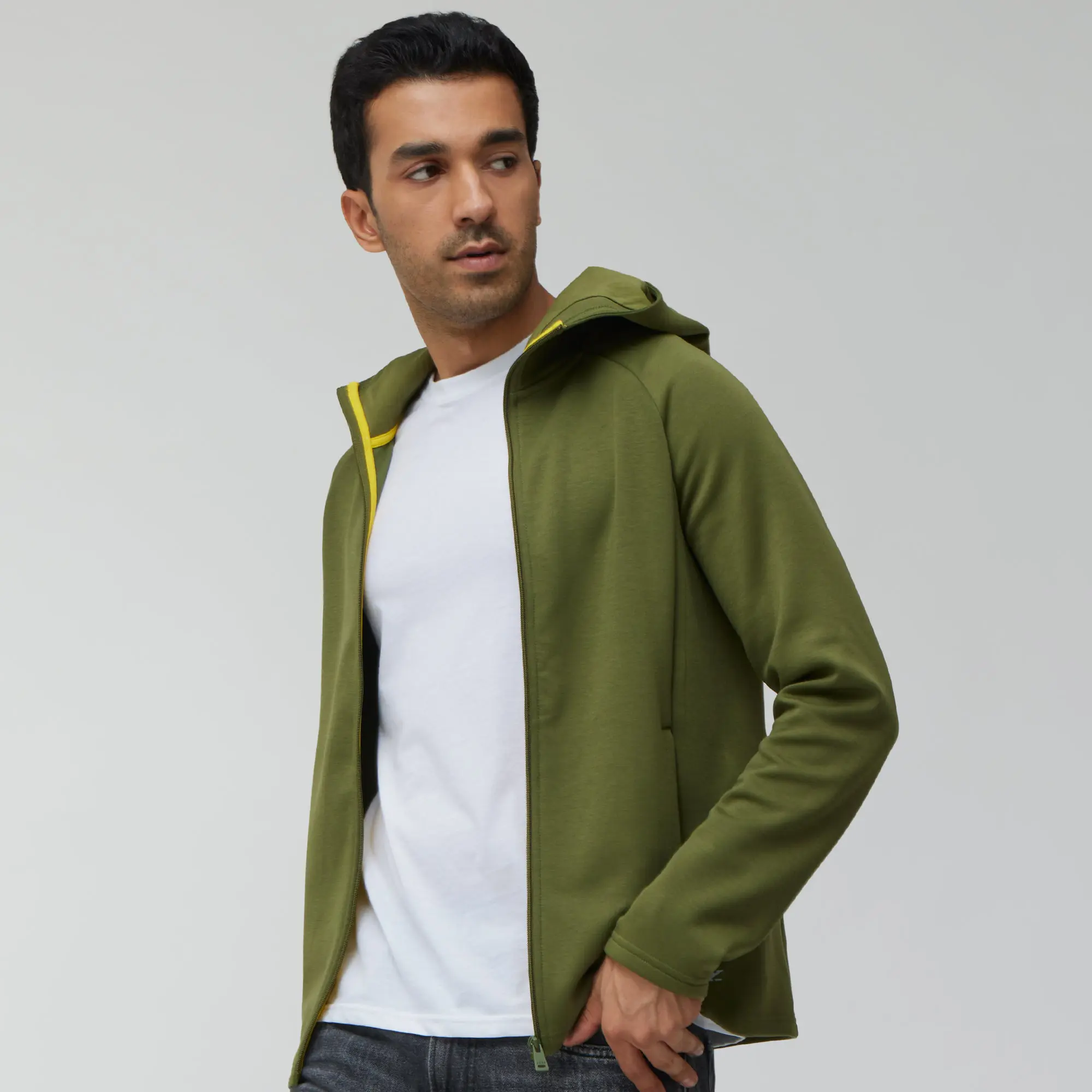 Alpha Hoodies Jackets Olive Green - Image 3