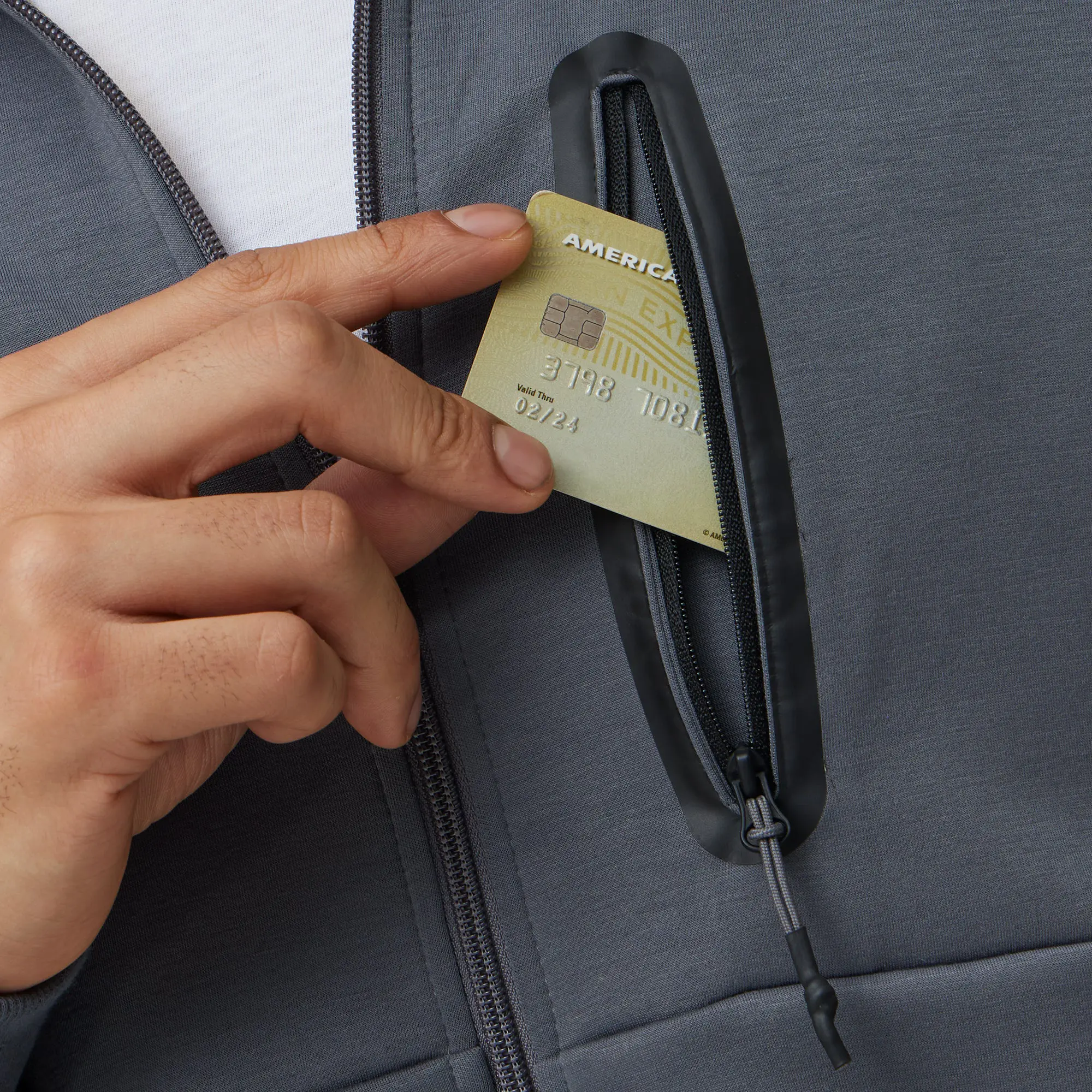 Alpha Zip Ups Jackets Ash Grey - Image 5