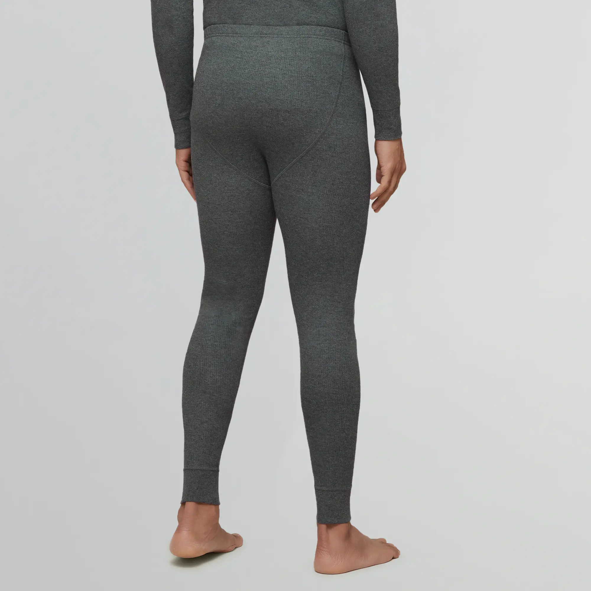 Cotton Rich Thermal Long Johns Graphite Grey - Image 4