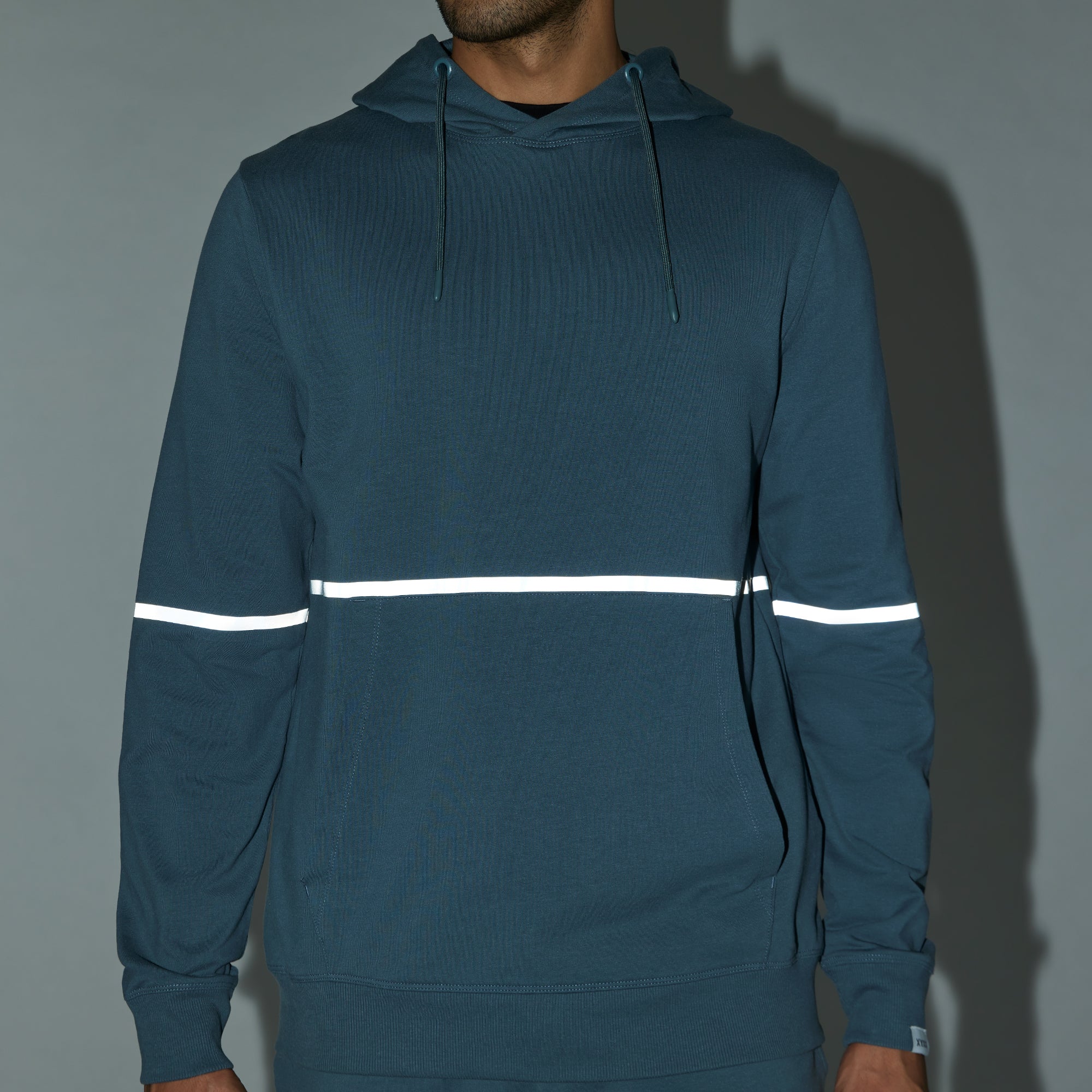 Ascent French Terry Cotton Blend Hoodie and Joggers Co-Ord Storm Grey - Image 6