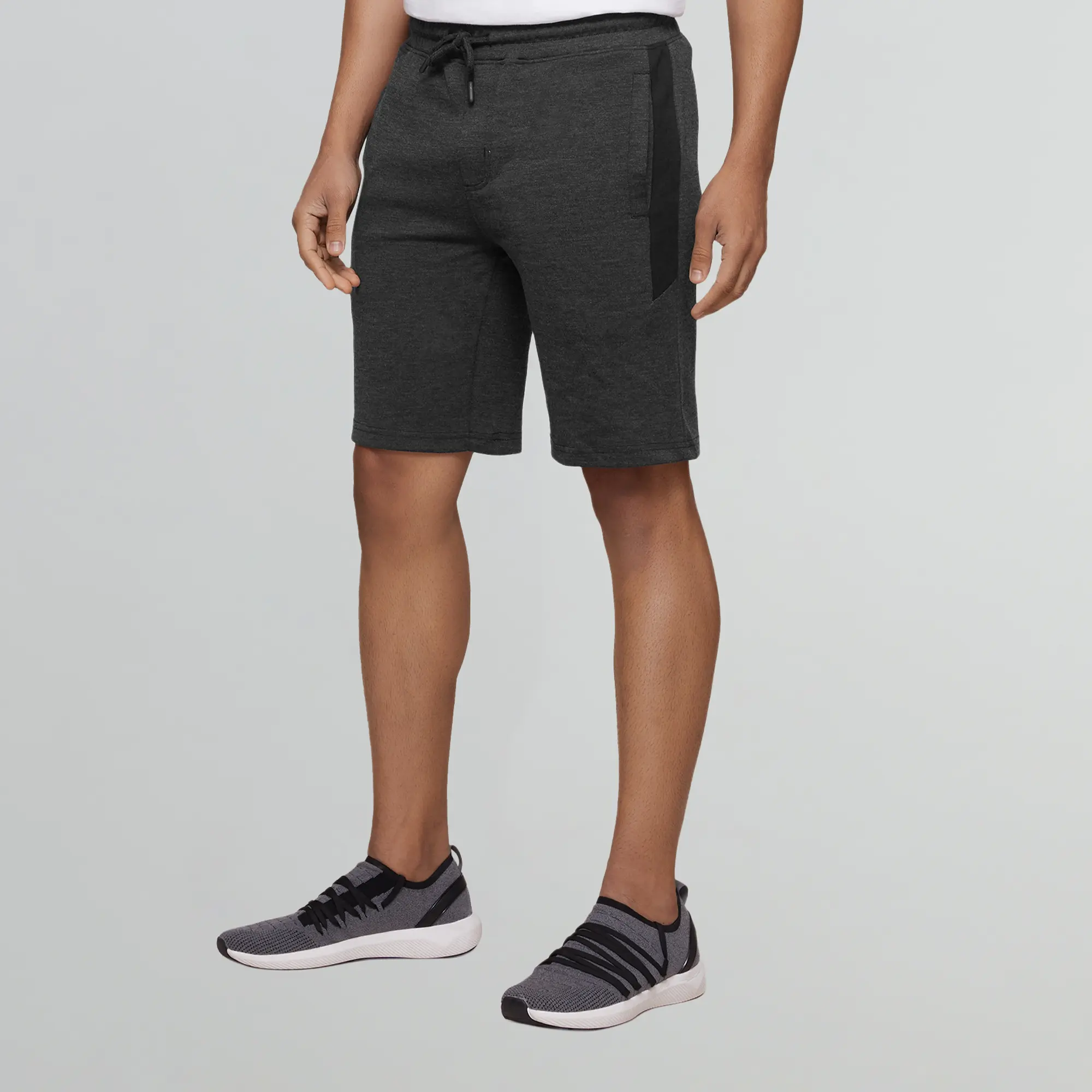 Code Cotton Rich Shorts Graphite Grey - Image 4