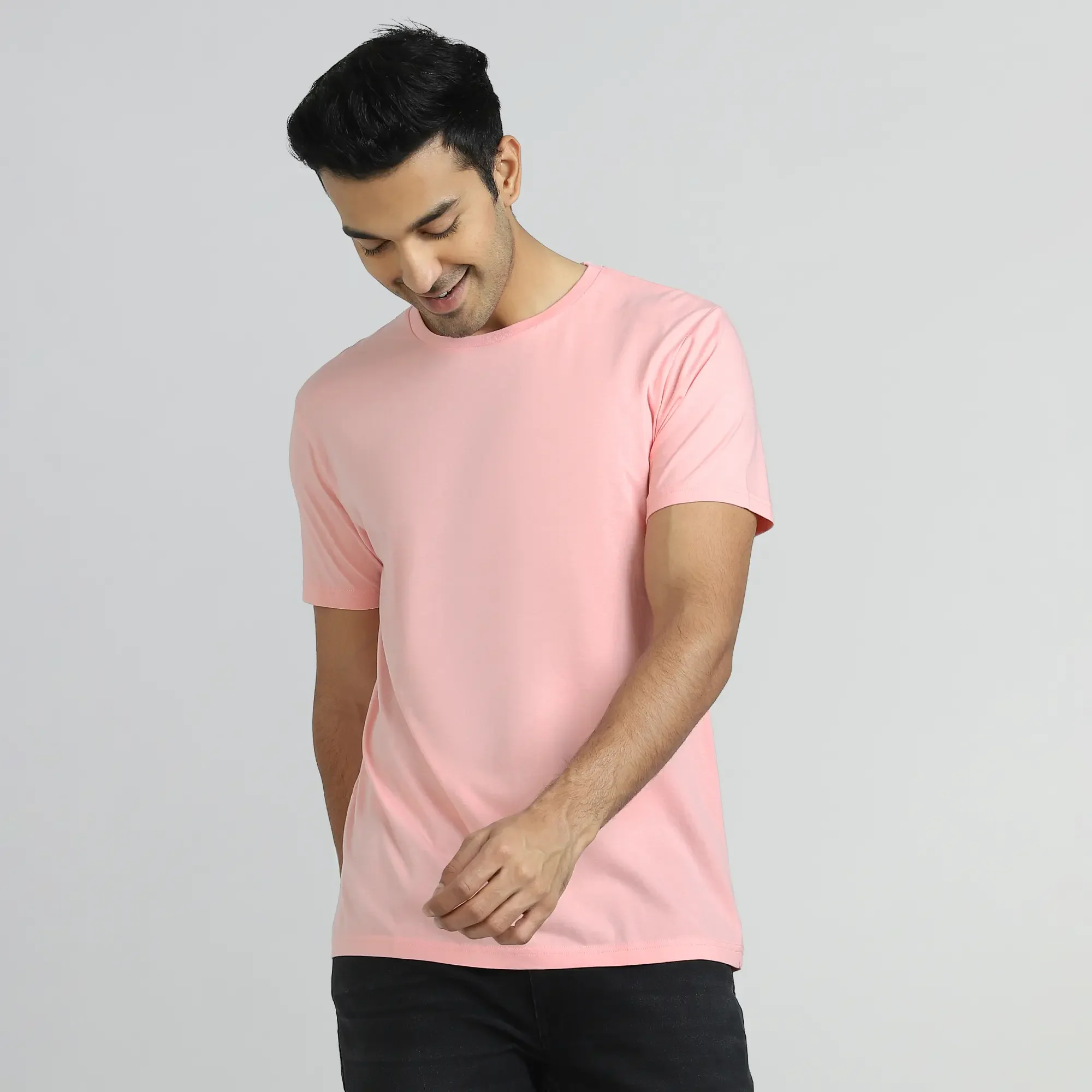 Iconique Supima Cotton T-shirt Blush Pink