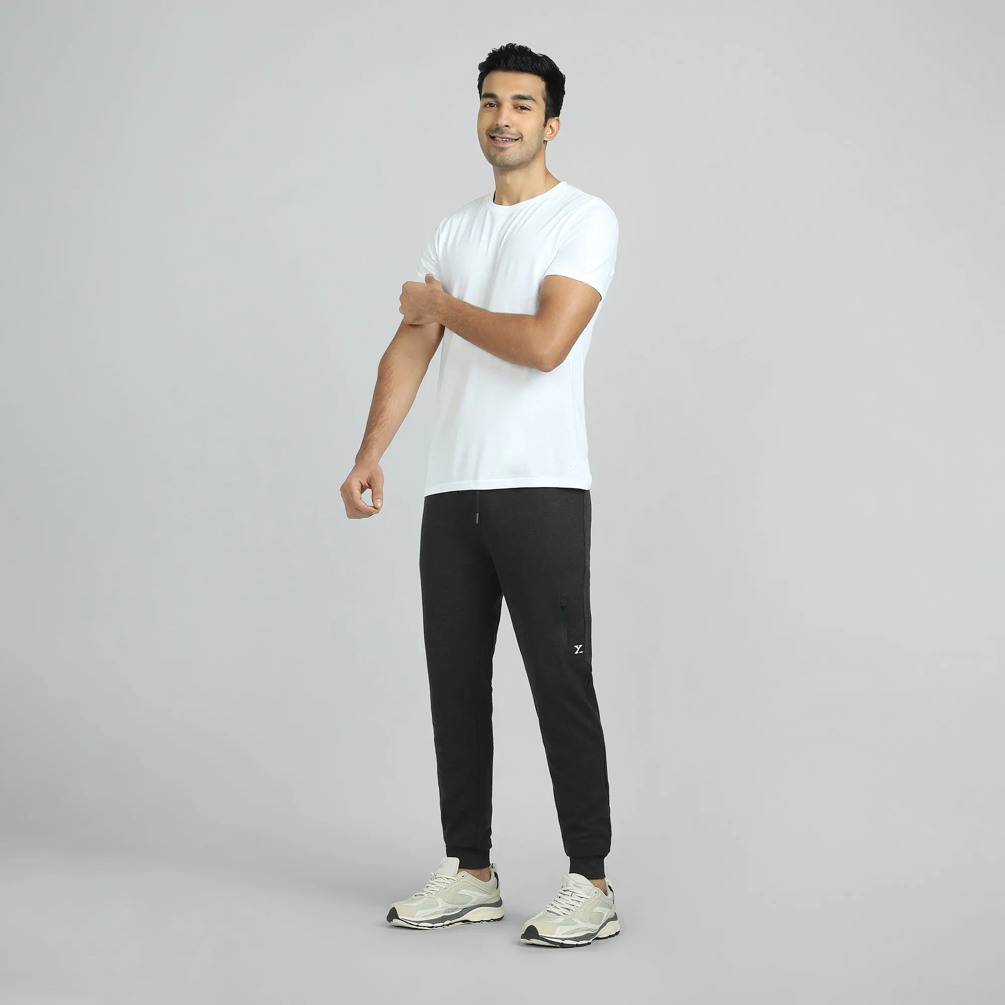 Hype Cotton Rich Joggers Graphite Grey - Image 2