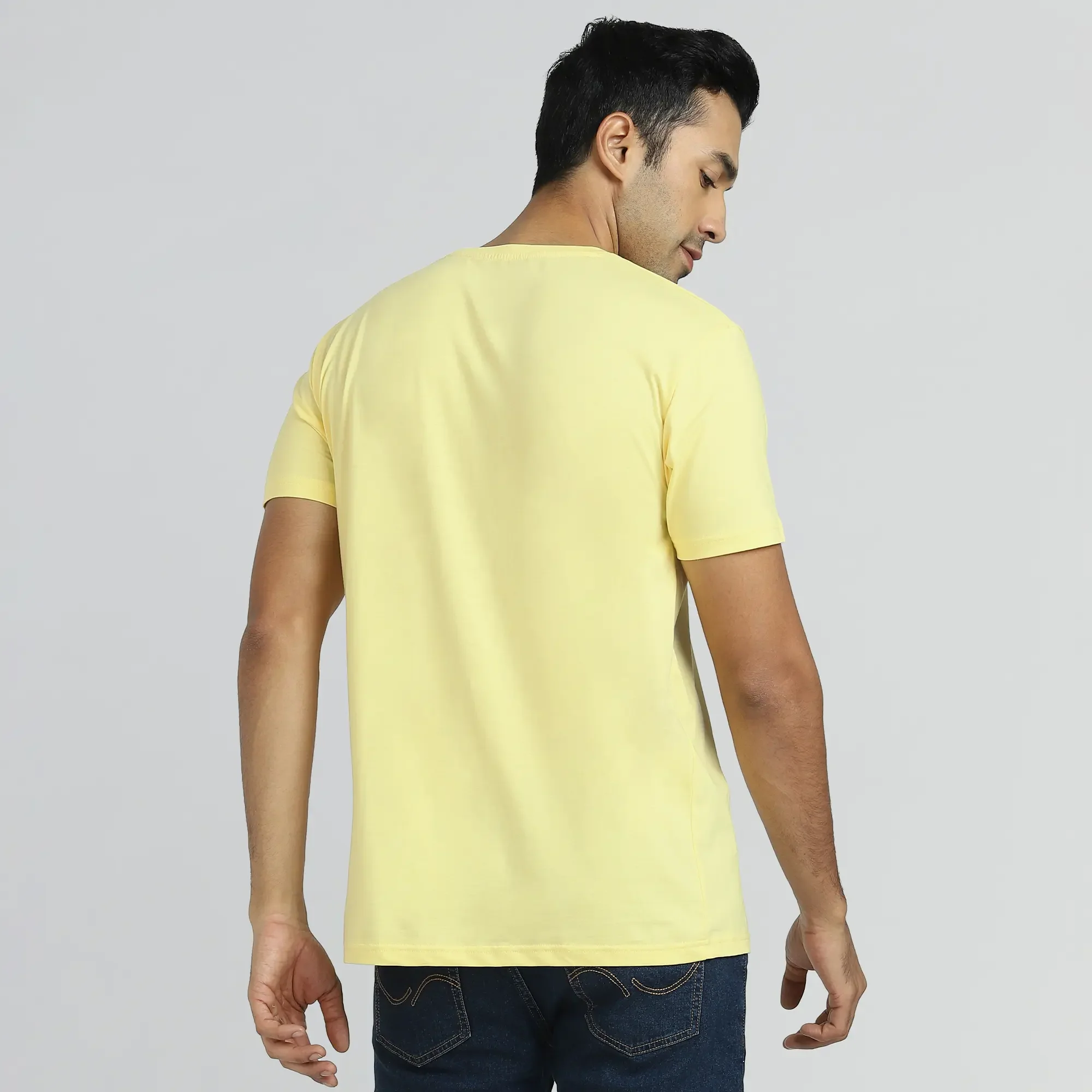 Iconique Supima Cotton T-shirt Butter Yellow - Image 5