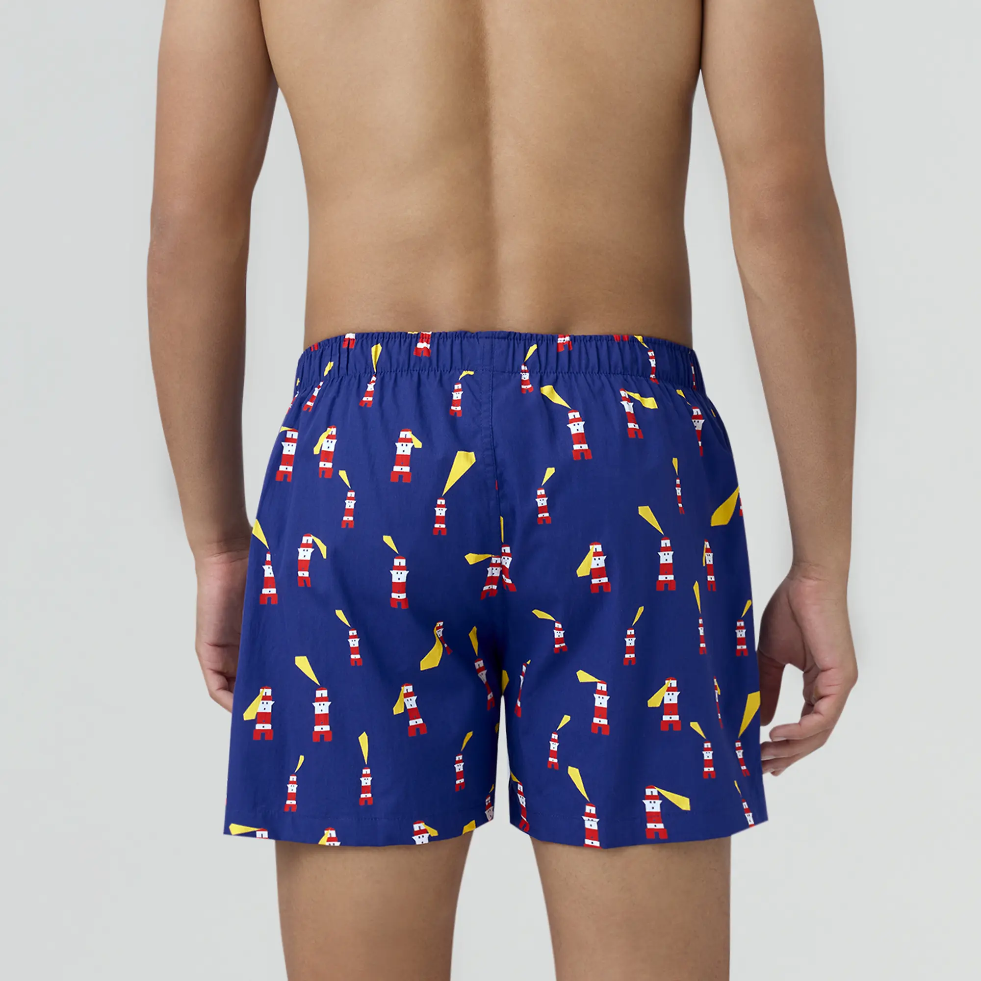 Remix Cotton Boxers Lighthouse Blue - Image 5