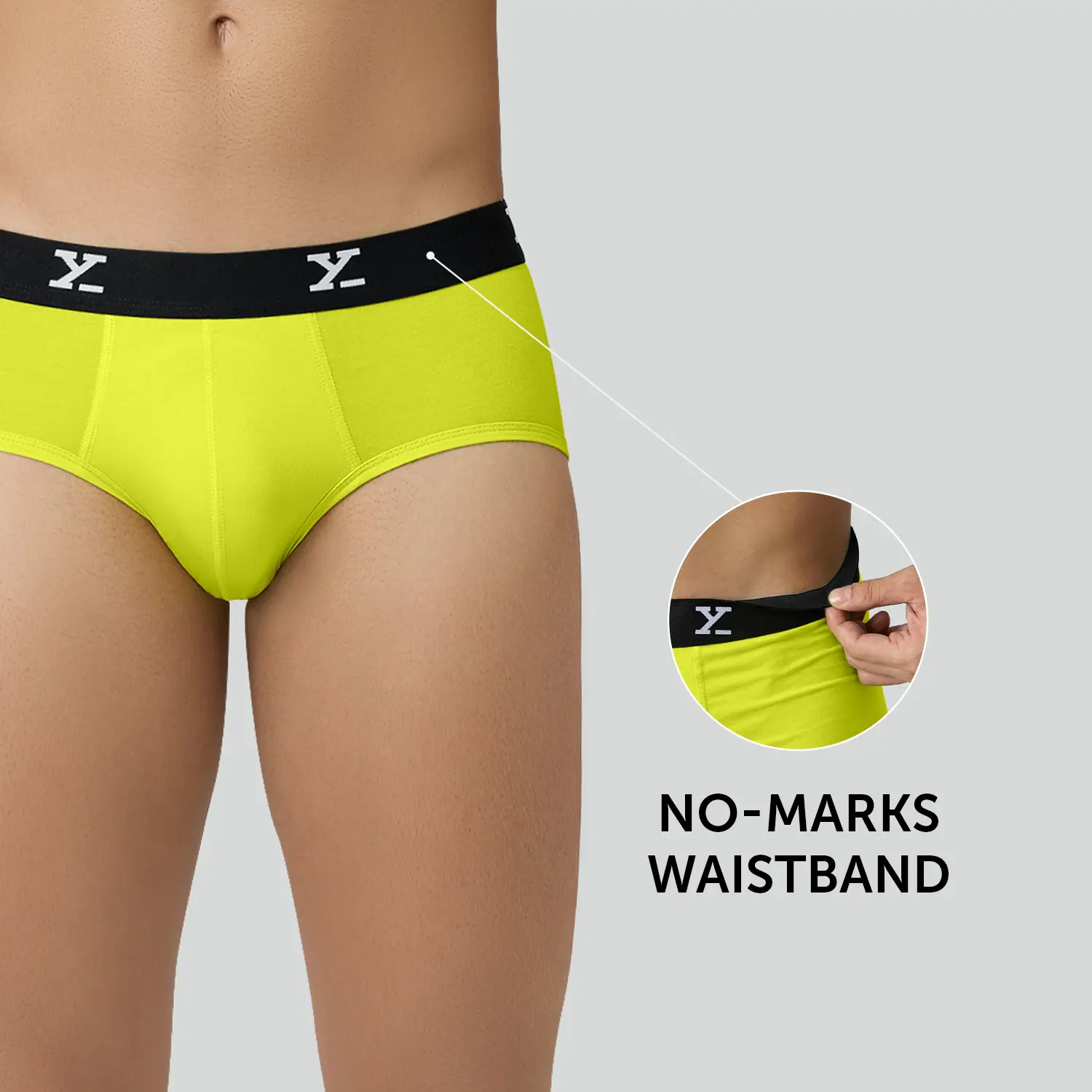 Ace Modal Briefs Lime Punch - Image 4