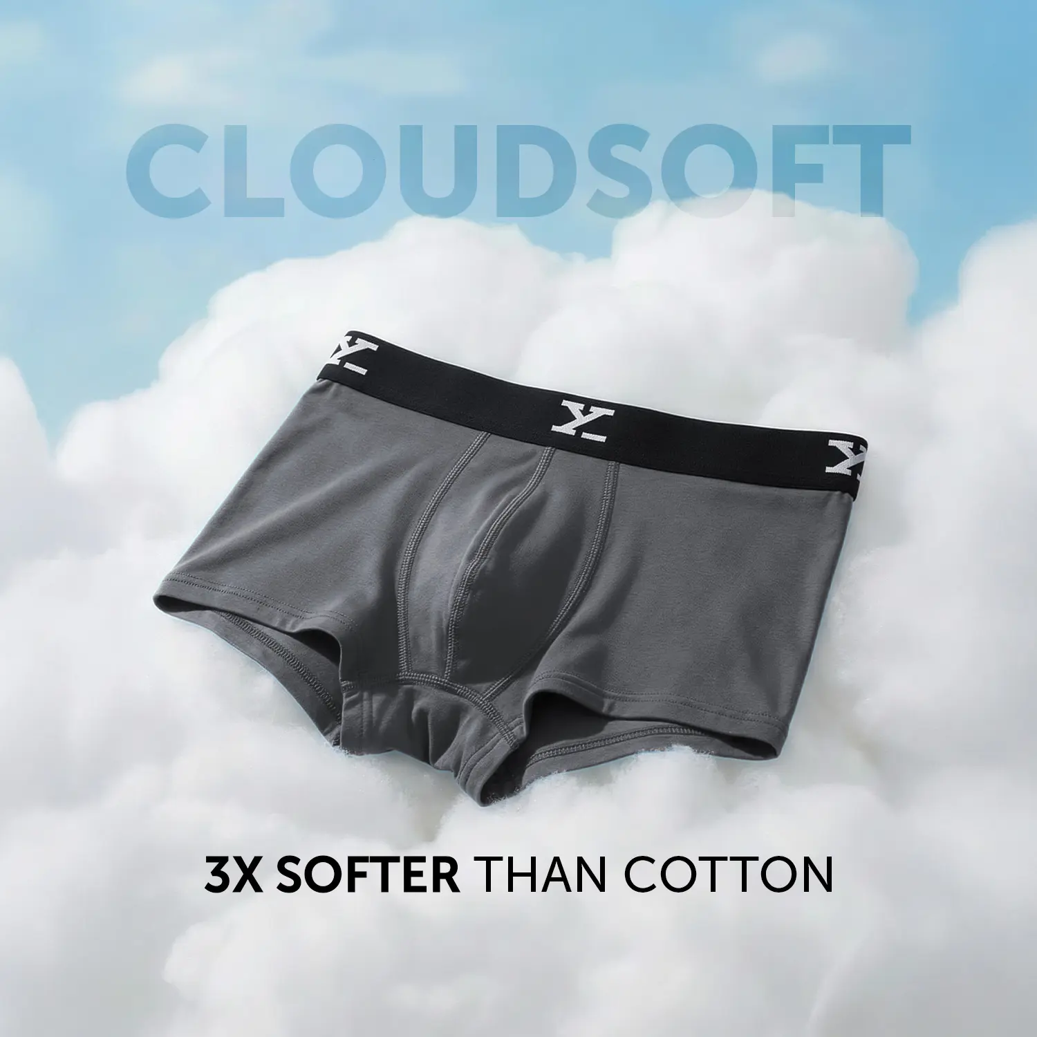 Ace Modal Trunks Charcoal Grey - Image 2