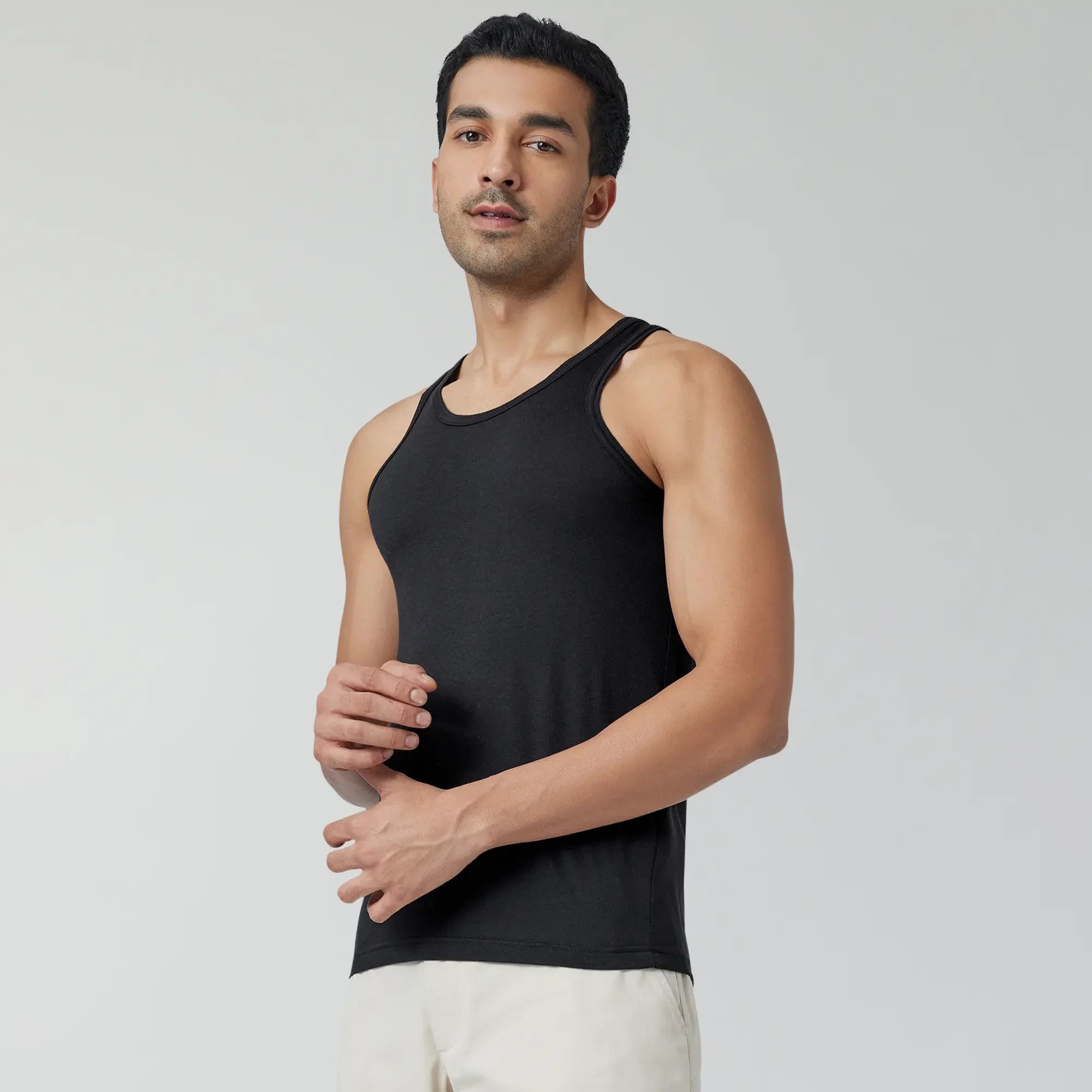 Ace Modal-Cotton Vest Black Knight - Image 5