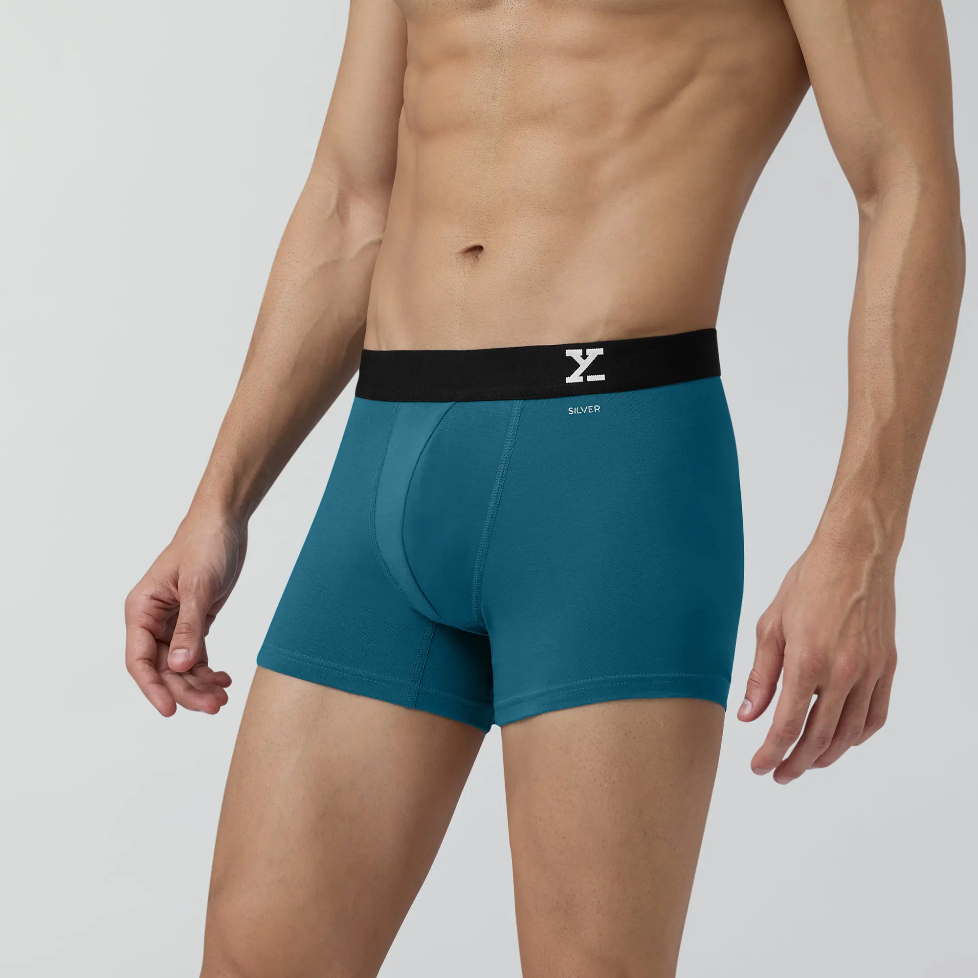 Aero Traq Pace Cotton Trunks Blue Green Black Red (Pack of 5) - Image 4
