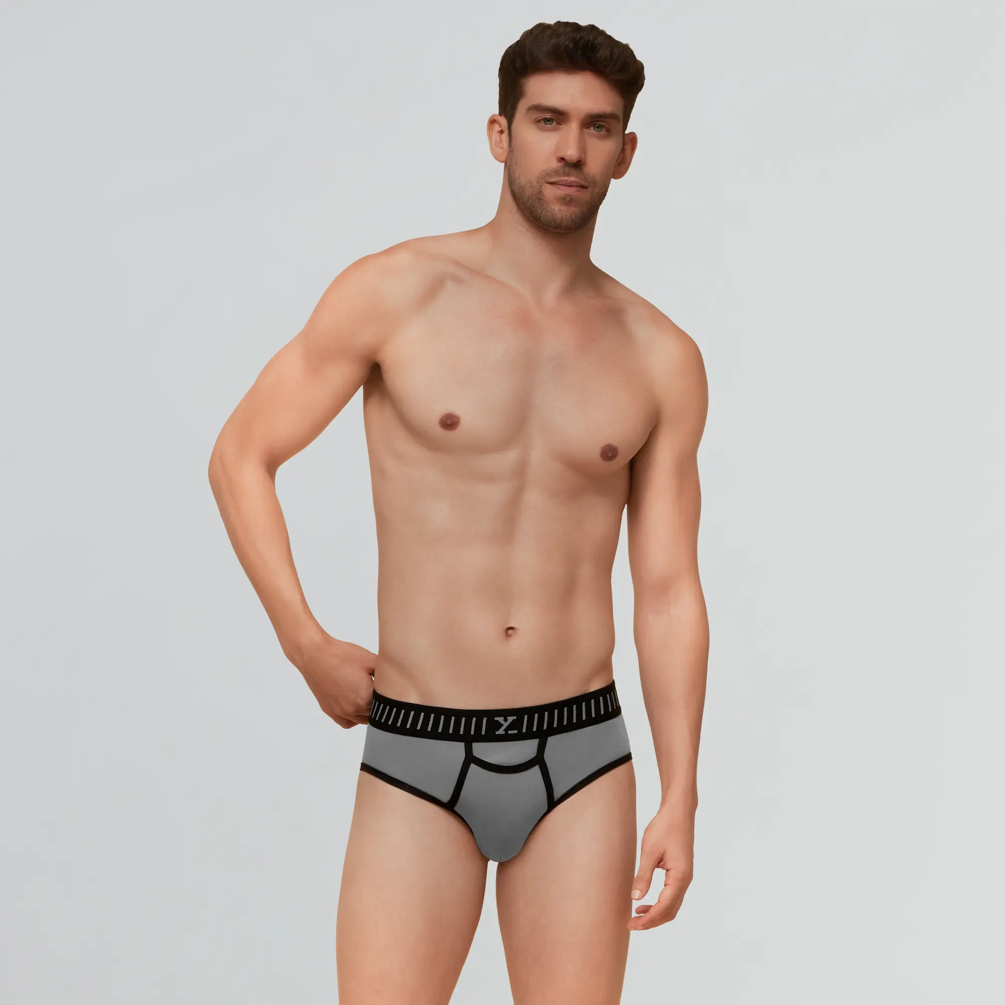 Vibe Briefs Ash Grey - Image 2