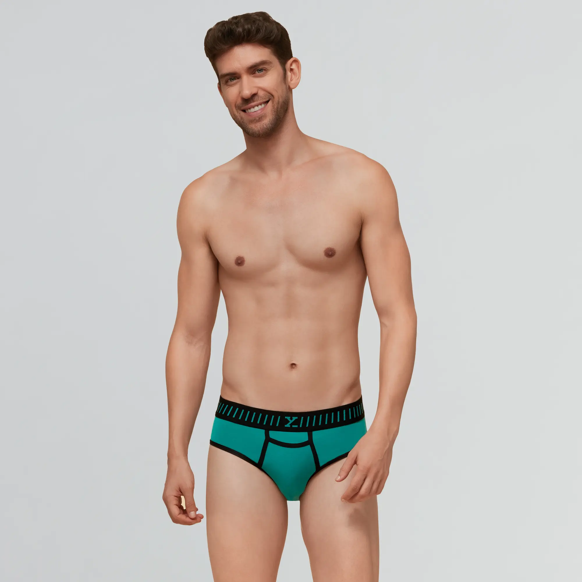 Vibe Briefs Aqua Green - Image 2