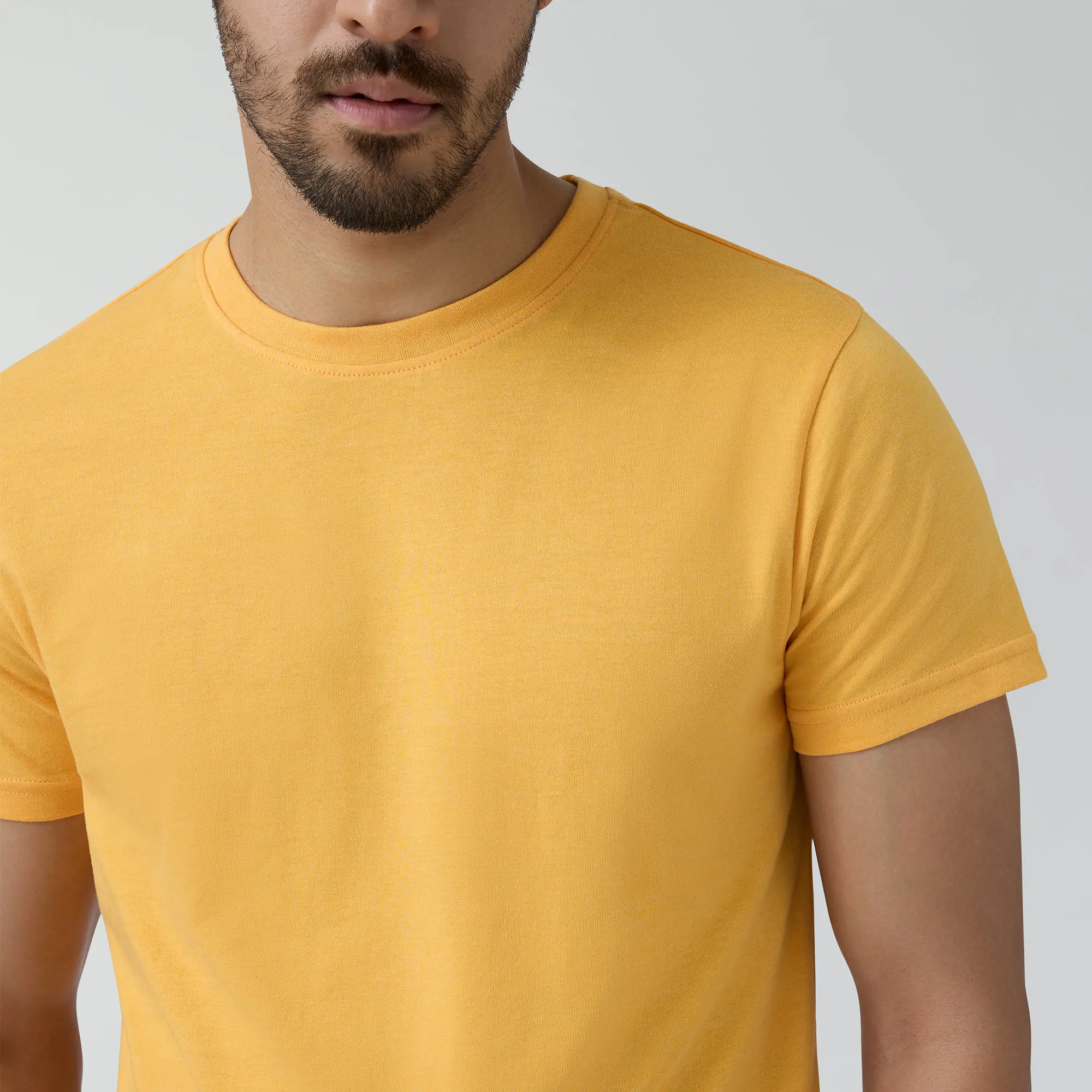 Code Cotton Rich T-shirts Sunshine Yellow - Image 6