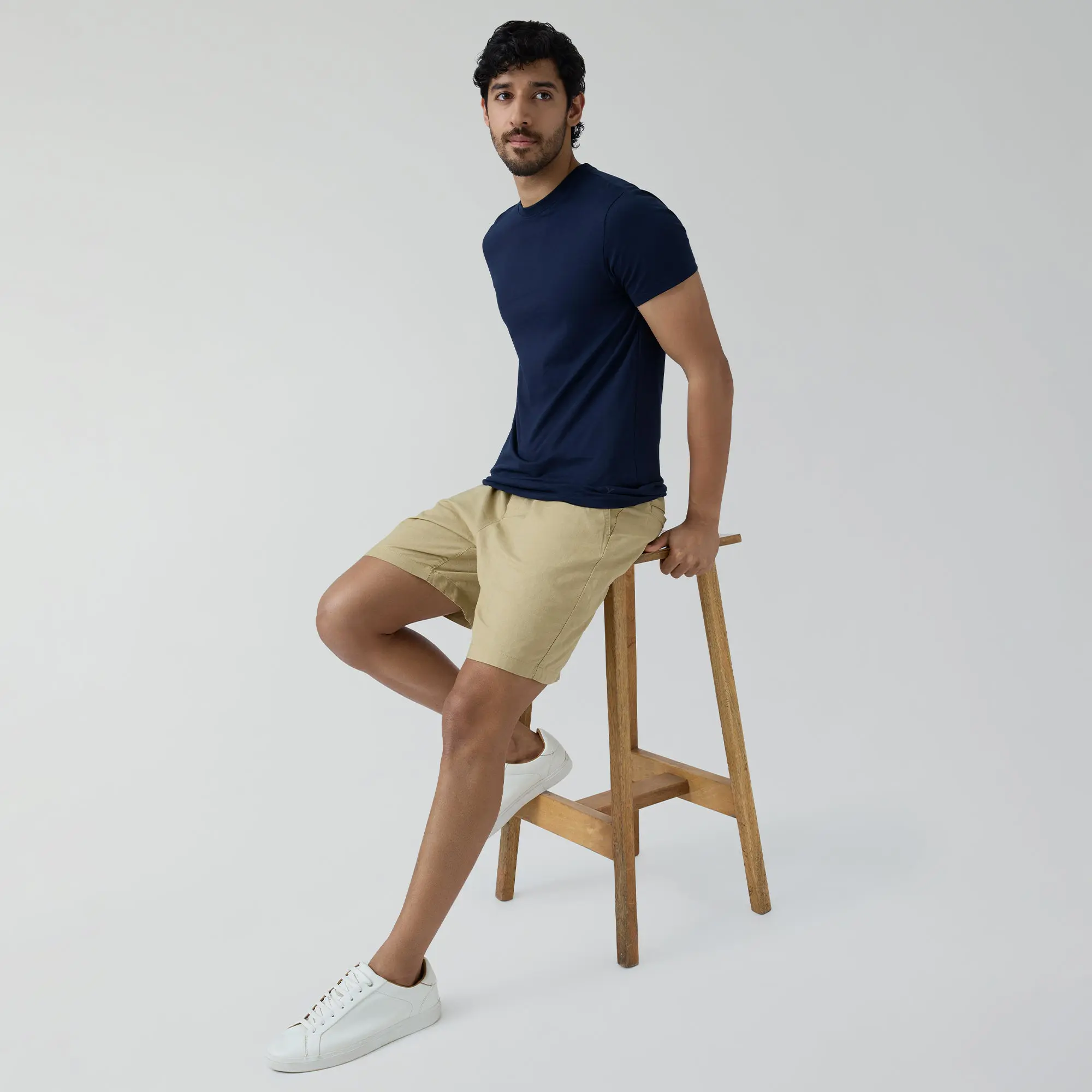 Code Cotton Rich T-shirts Midnight Blue - Image 5