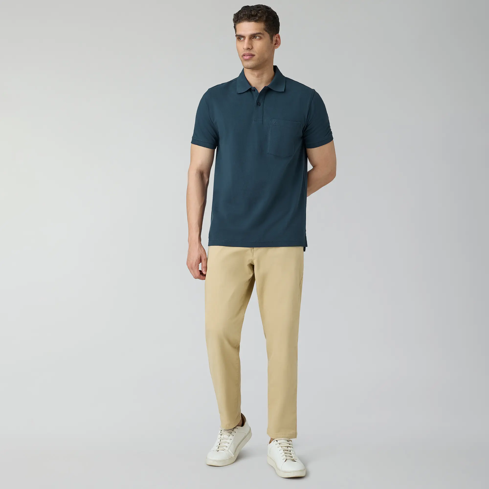 Code Polo T-shirts Isle Blue - Image 2