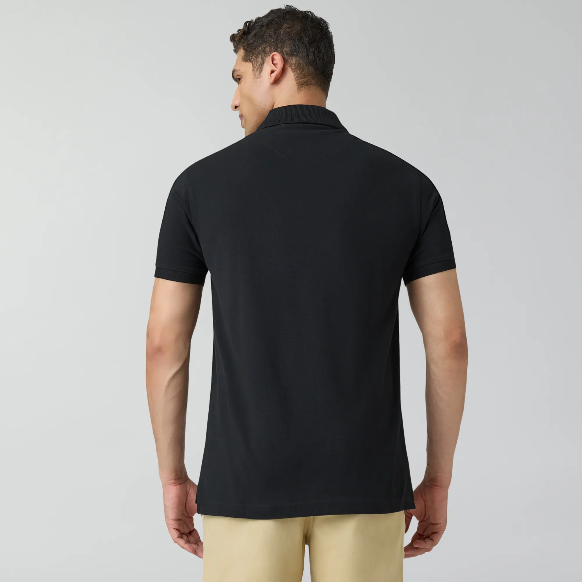 Code Polo T-shirts Pitch Black - Image 5