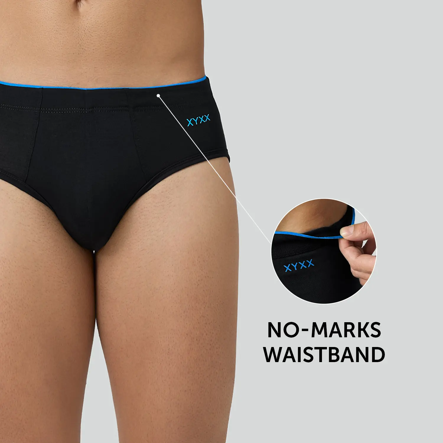 Super Combed Cotton-Modal Briefs - Black Knight - Image 3