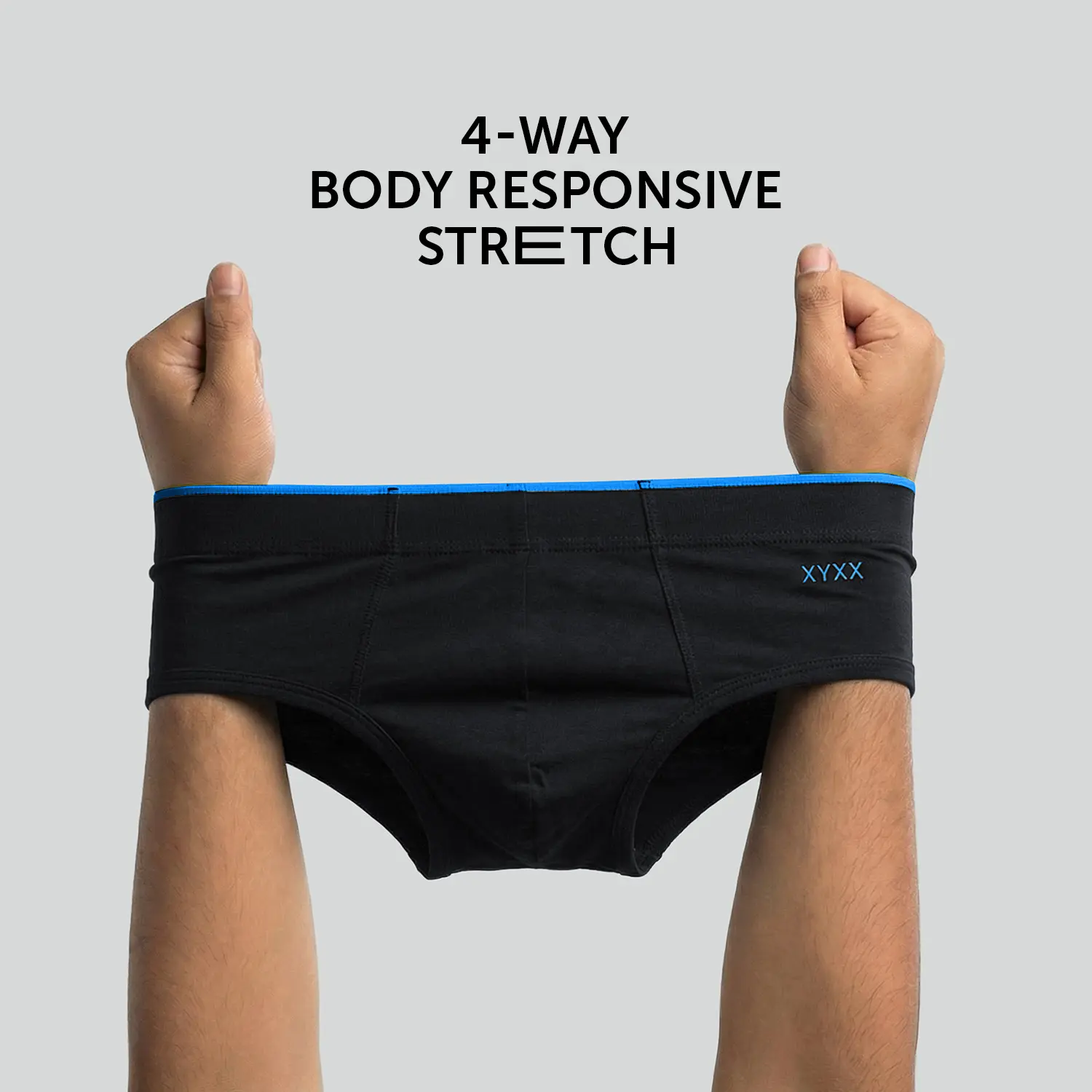 Super Combed Cotton-Modal Briefs - Black Knight - Image 4