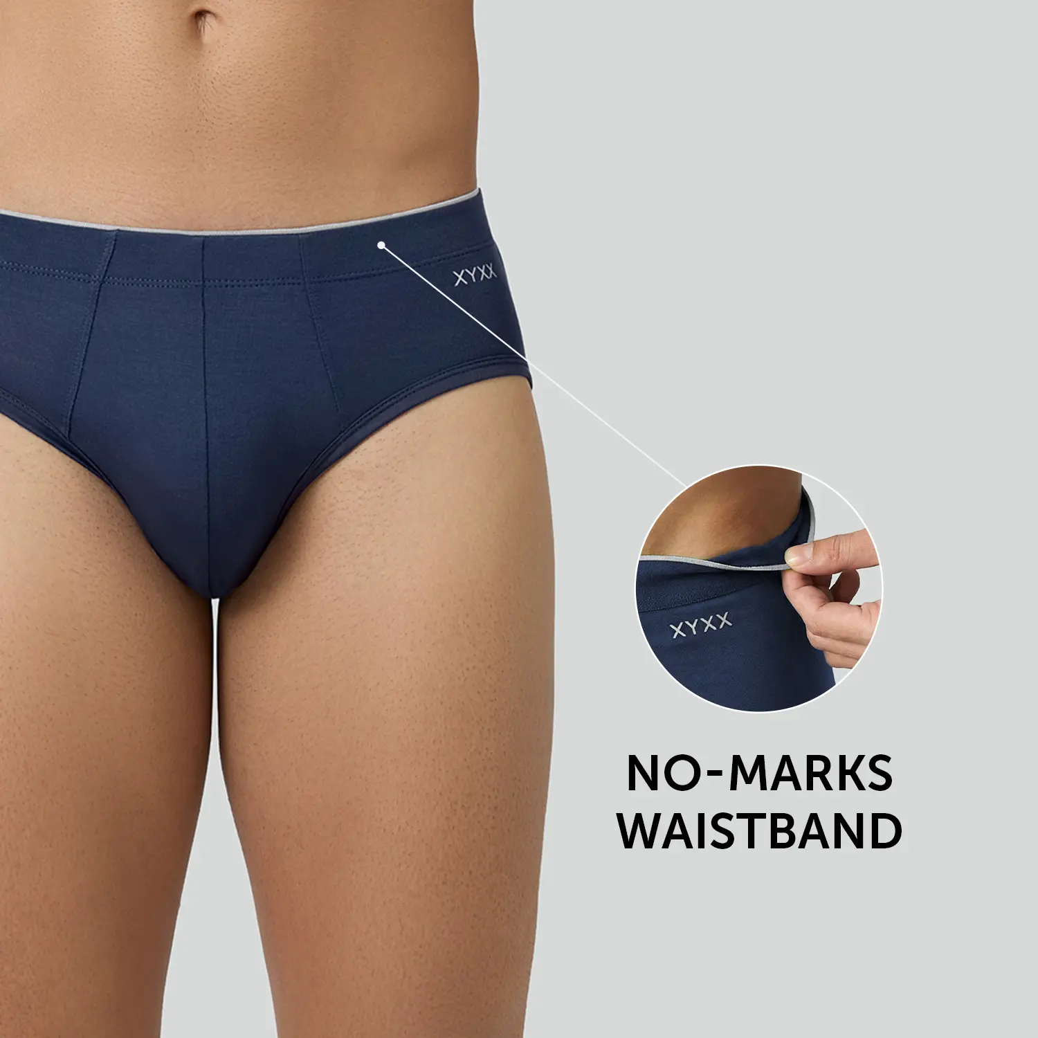 Super Combed Cotton-Modal Briefs - Estate Blue - Image 4