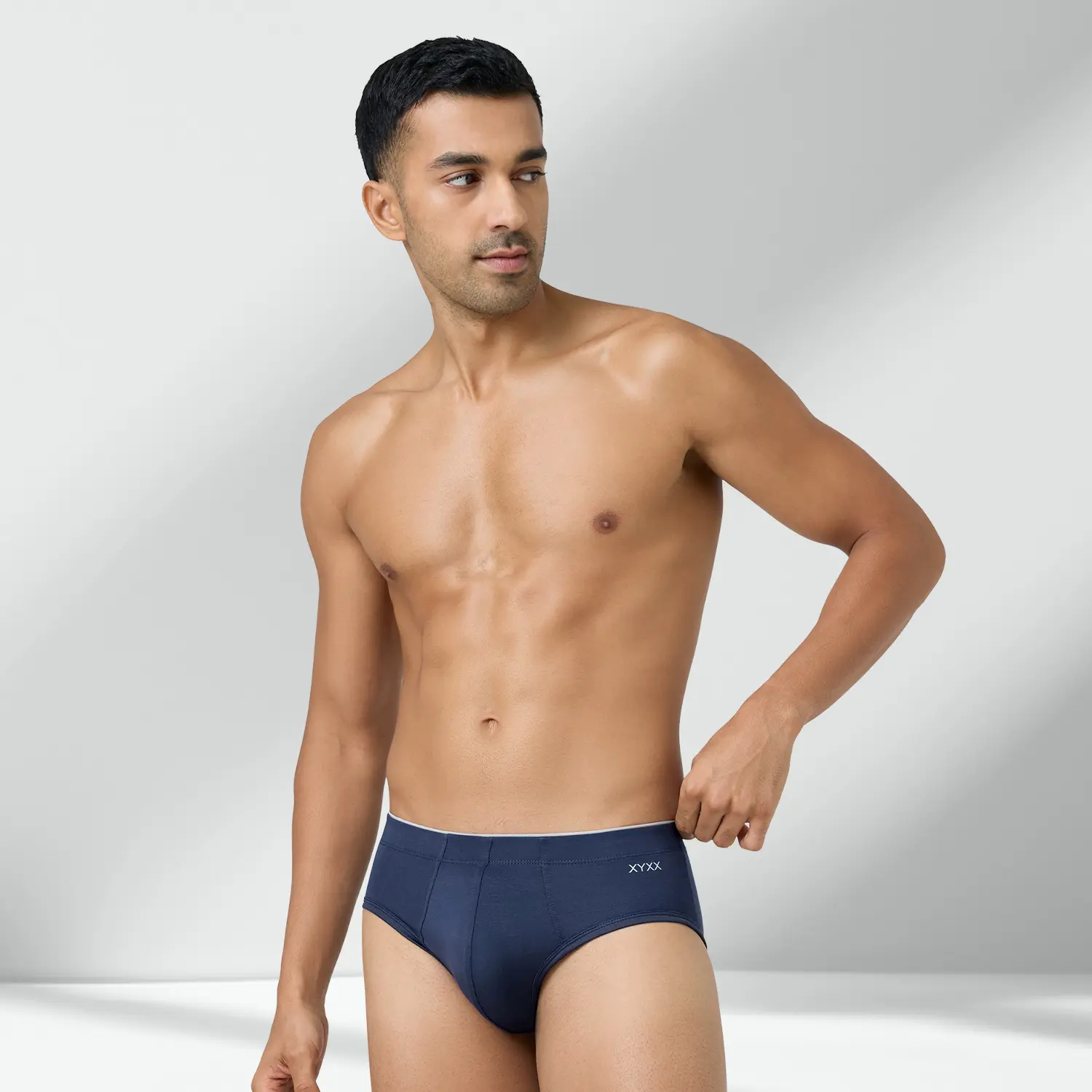 Super Combed Cotton-Modal Briefs - Estate Blue - Image 5