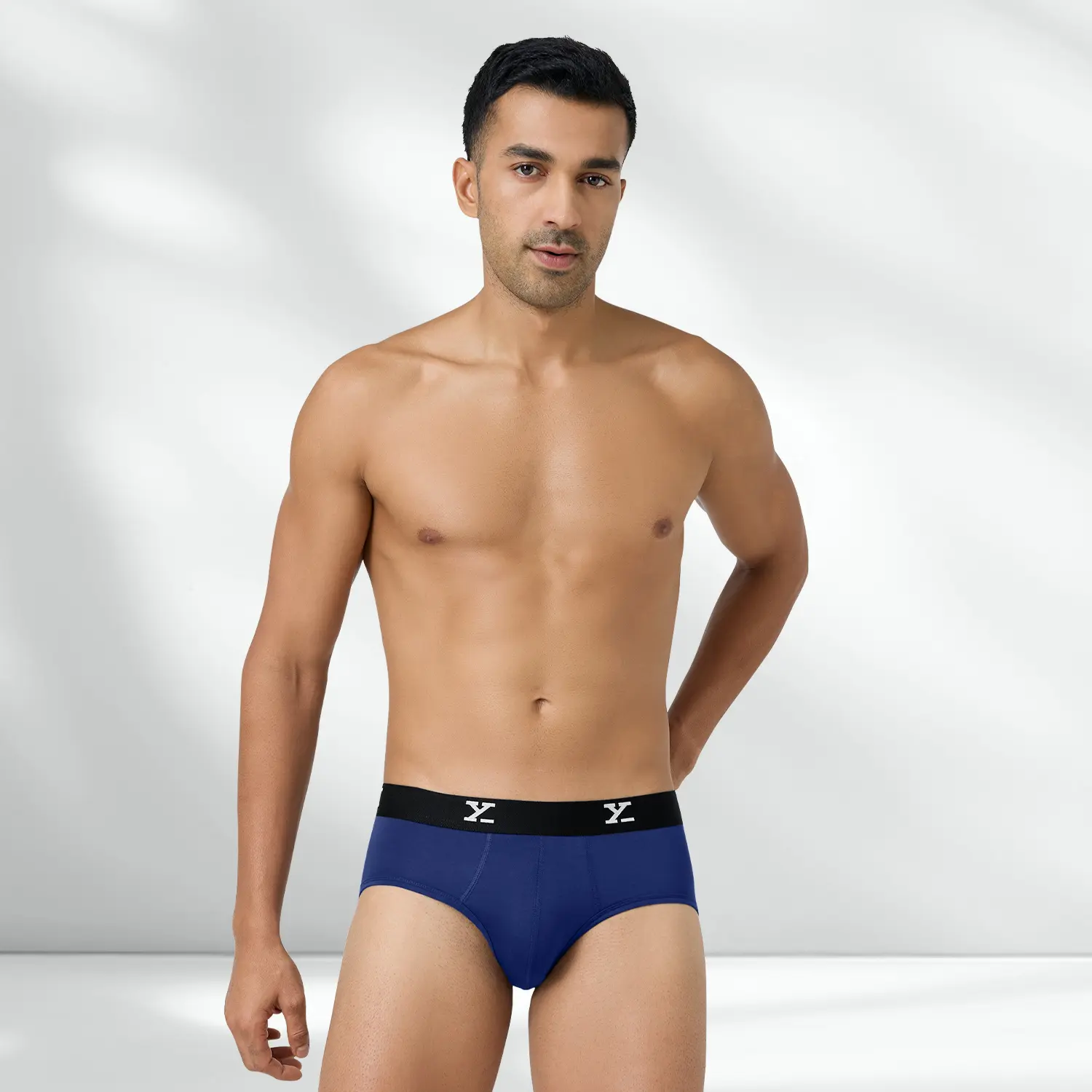 Super Combed Cotton-Modal Briefs - Imperial Blue - Image 5