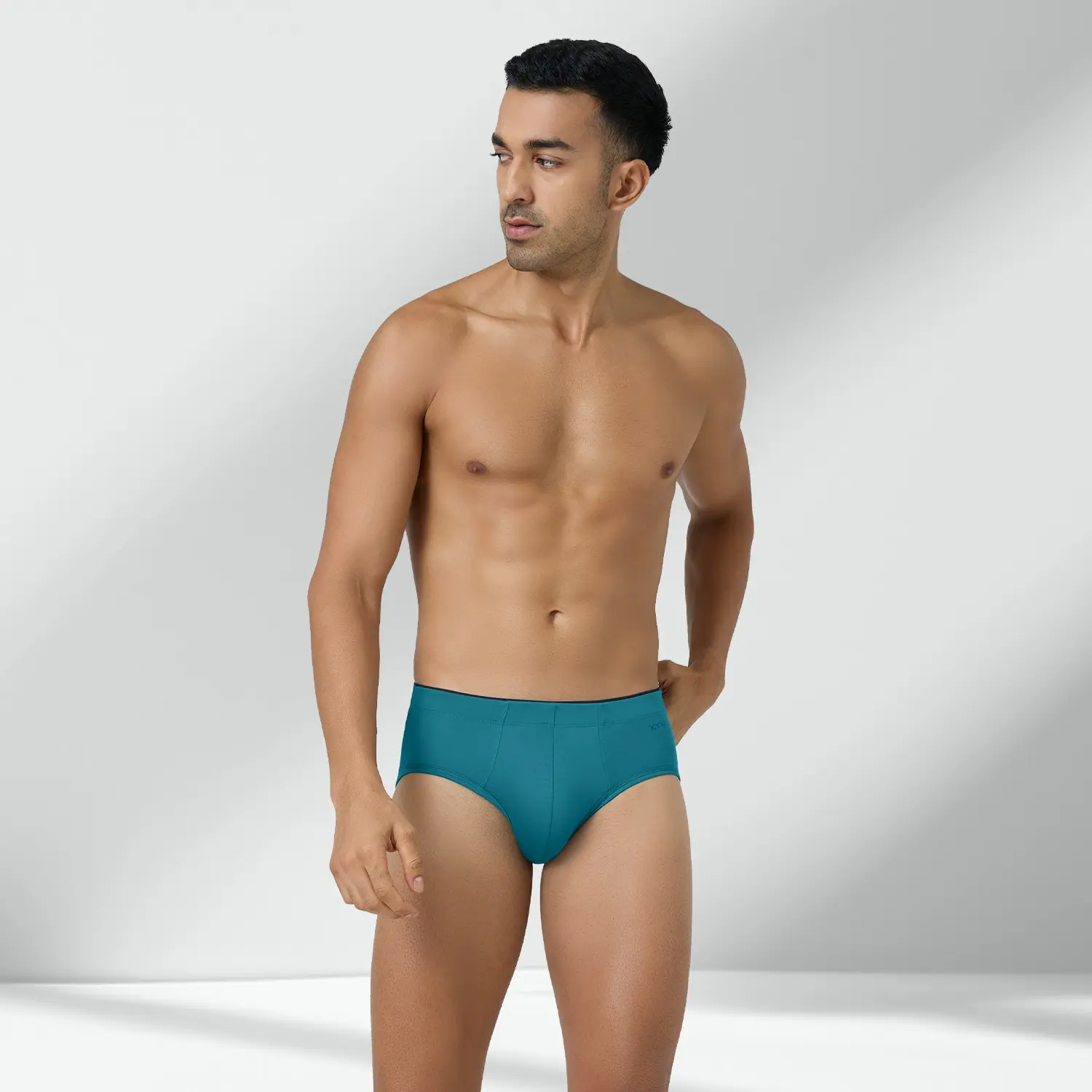 Super Combed Cotton-Modal Briefs - Ocean Blue - Image 4