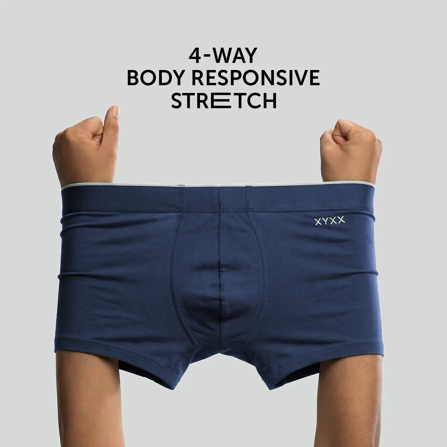 Super Combed Cotton-Modal Trunks - Estate Blue - Image 5