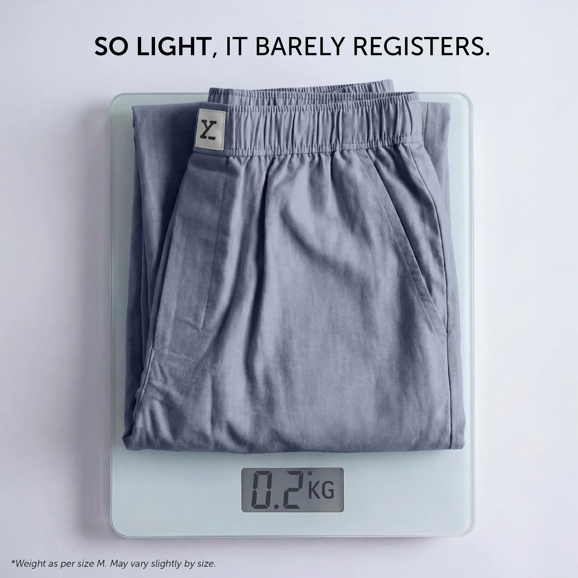 Ultra-Breathable Cotton Chambray Pyjamas - Washed Navy - Image 7