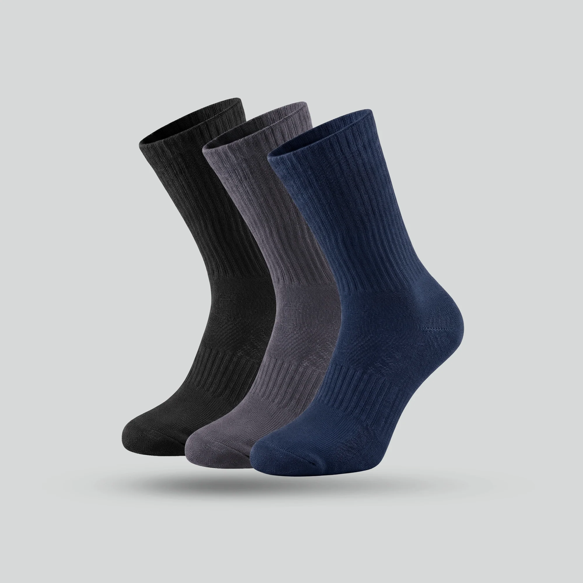 Crew-Length Socks - Multicolor (Pack of 3)
