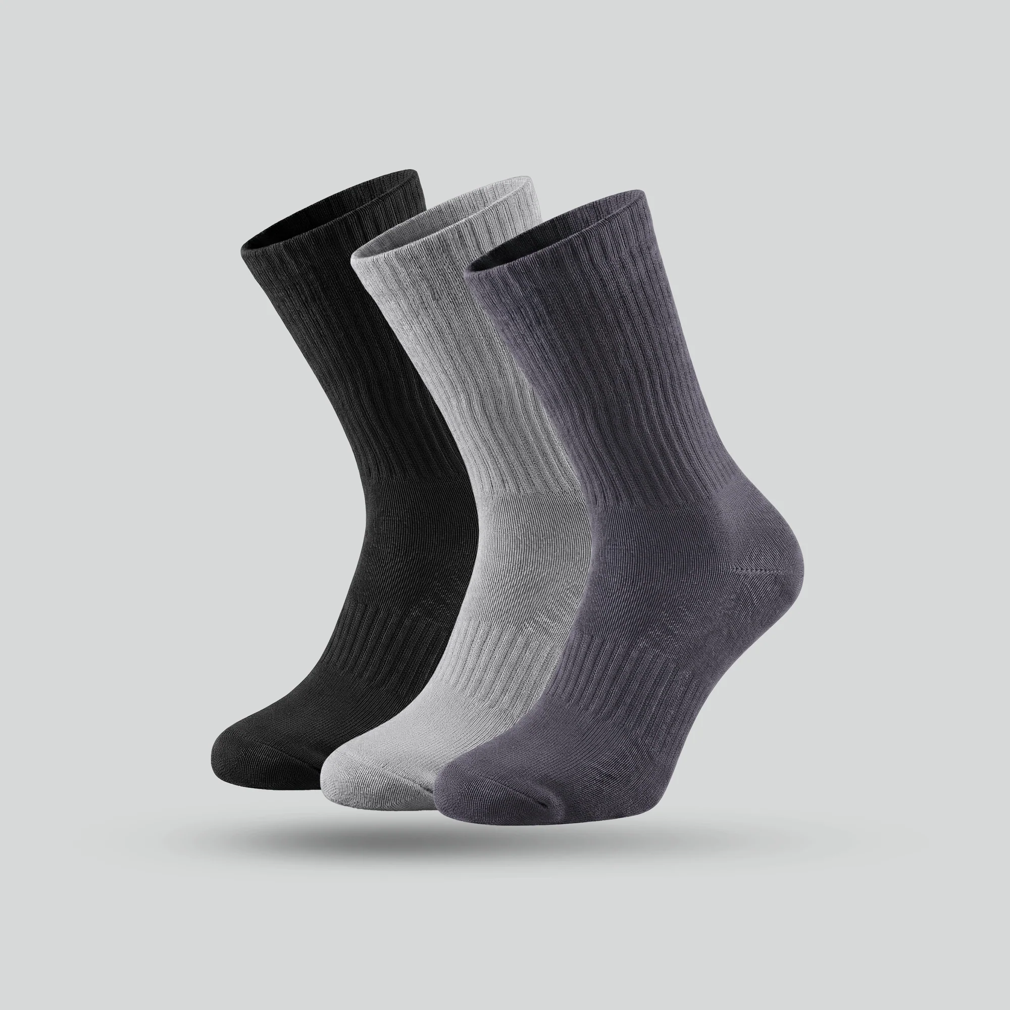 Crew-Length Socks - Multicolor (Pack of 3)