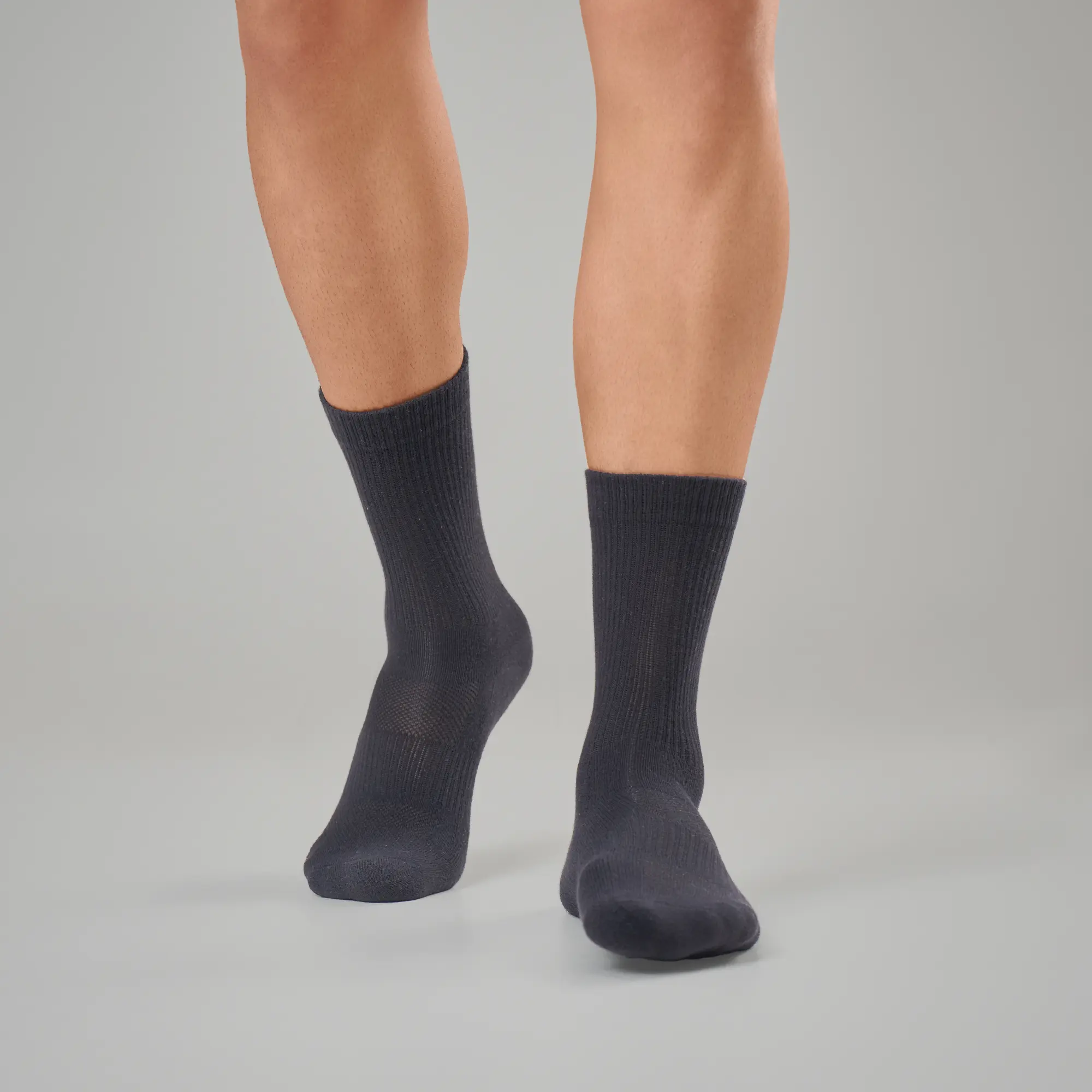 Crew-Length Socks - Graphite Grey - Image 3
