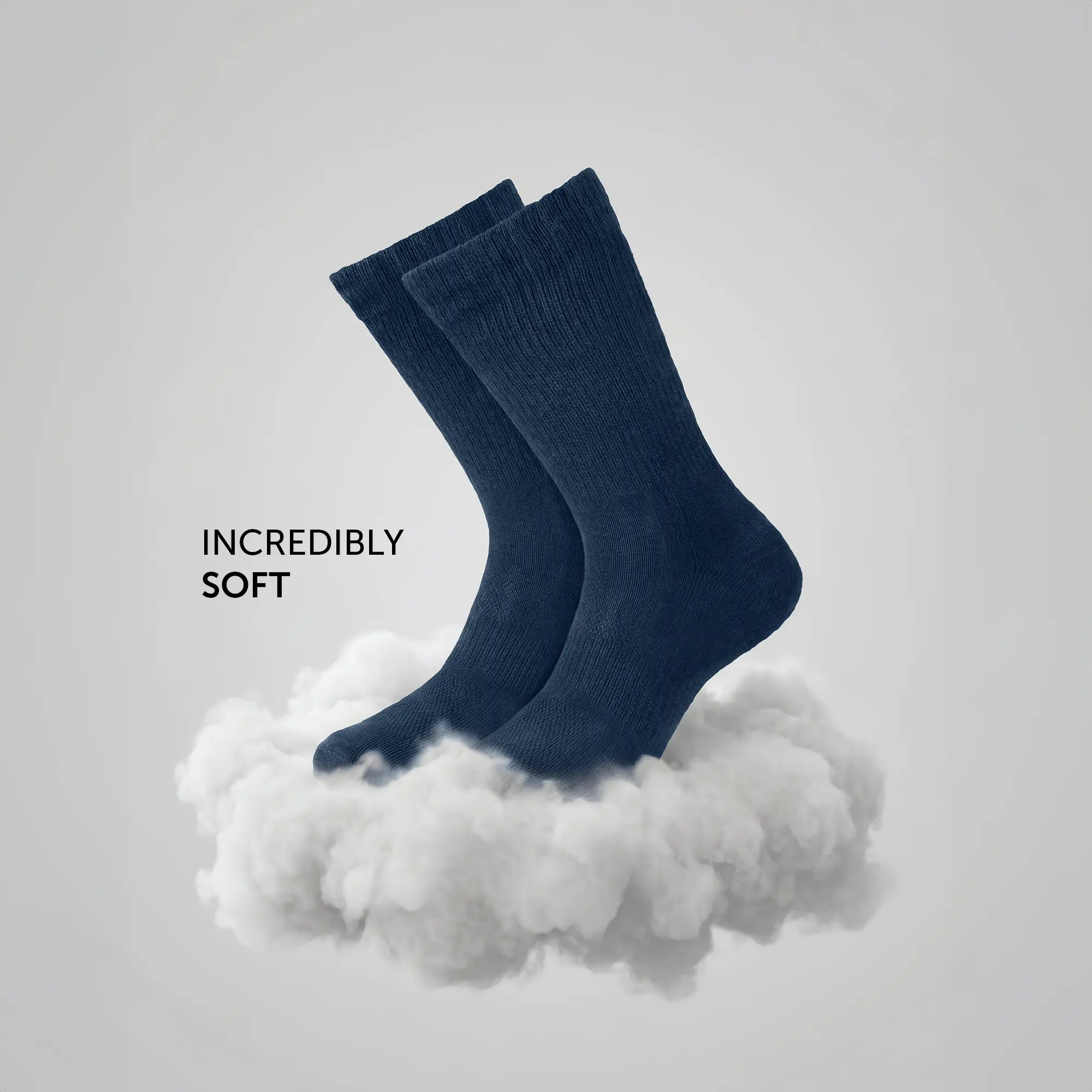 Crew-Length Socks - Midnight Blue - Image 6