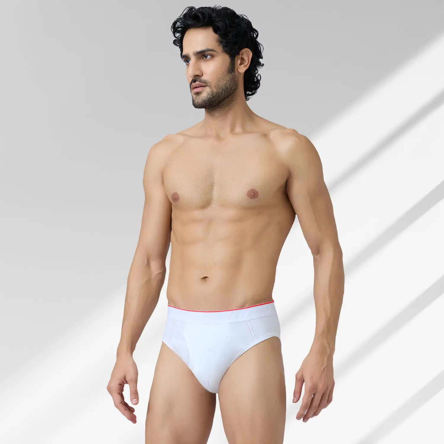 Crux Cotton Stretch Briefs Polar White - Image 3