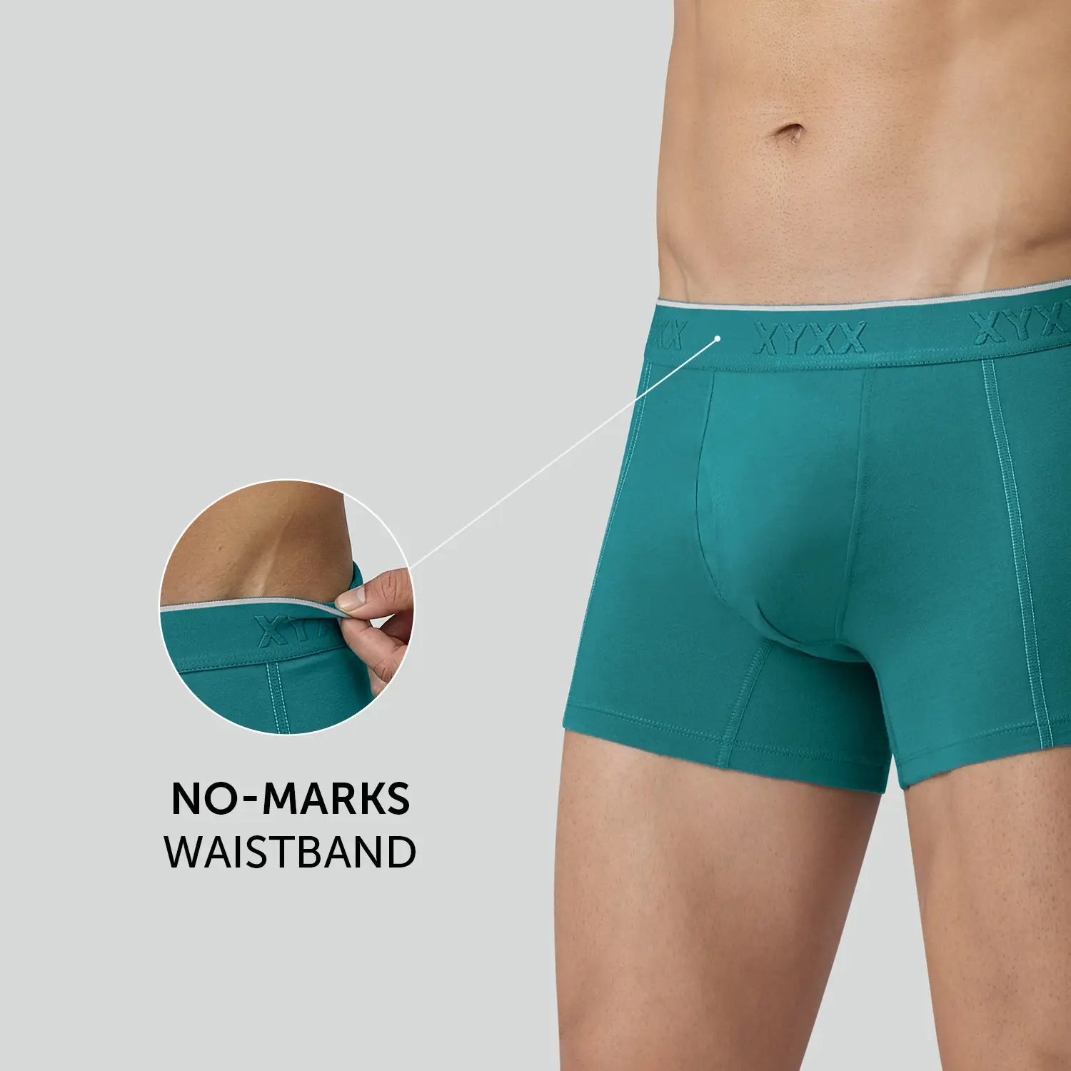 Crux Cotton Stretch Trunks Emerald Green - Image 5