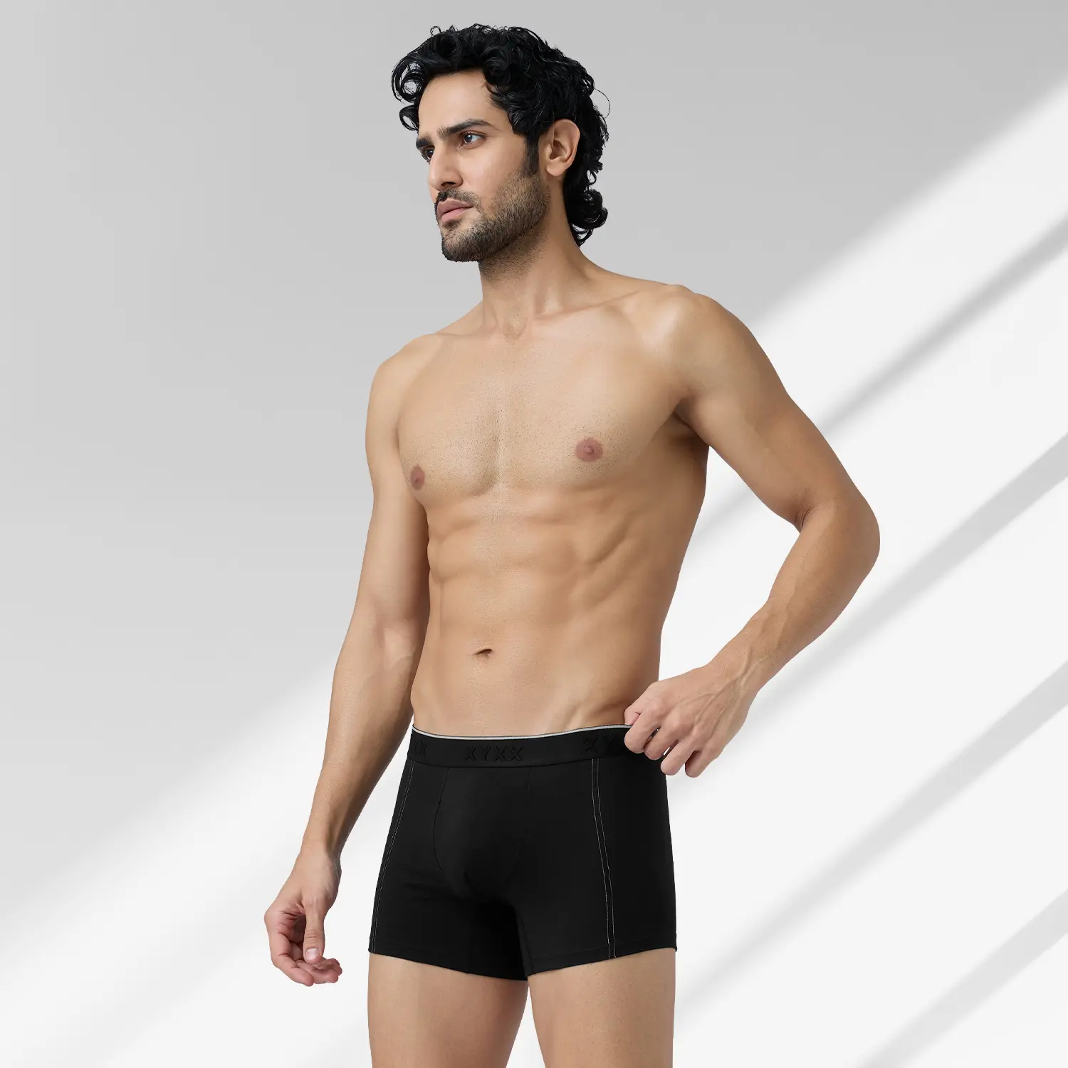 Crux Cotton Stretch Trunks Pitch Black - Image 3