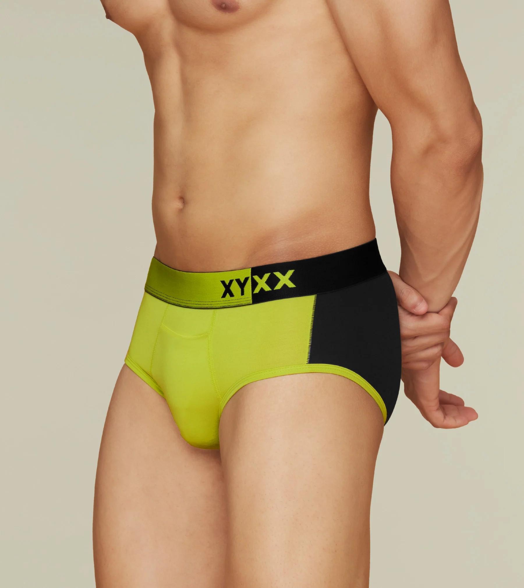 Dualist Modal Briefs Pack of 2 (Aqua Blue, Lime Yellow) - Image 4