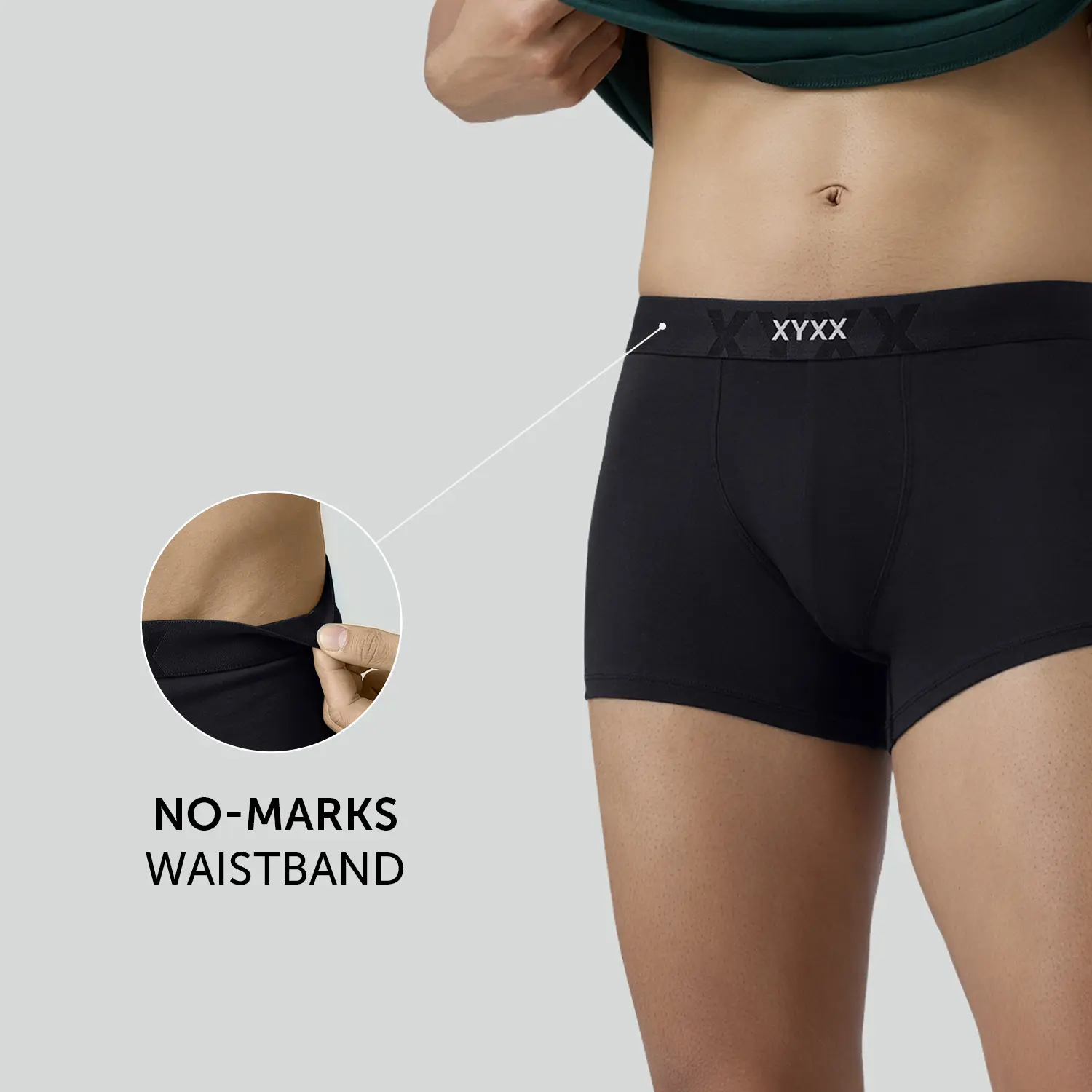 Element Cotton Stretch Trunks Black Knight - Image 3