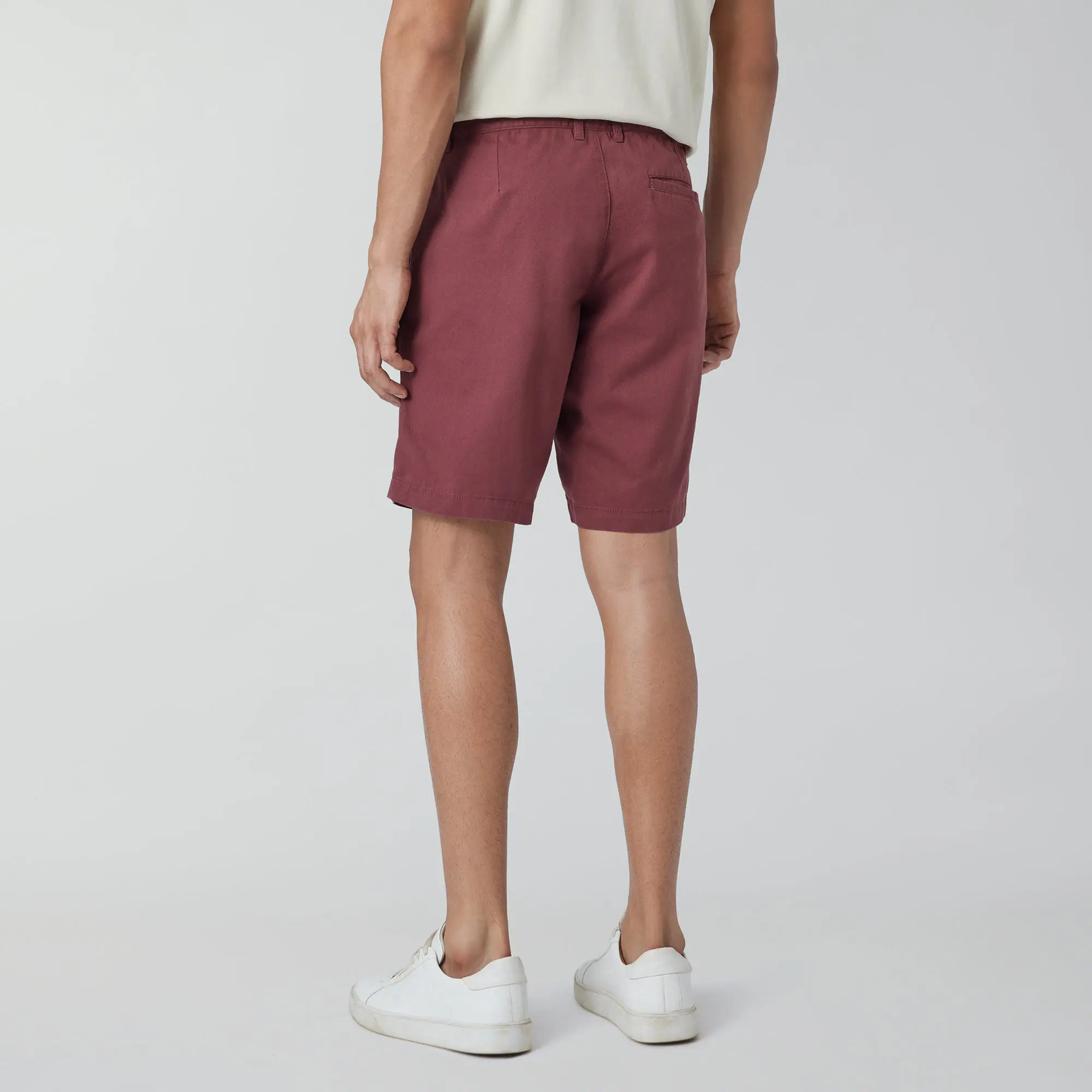 Element Cotton Chinos Shorts For Men Brick Red - Image 5