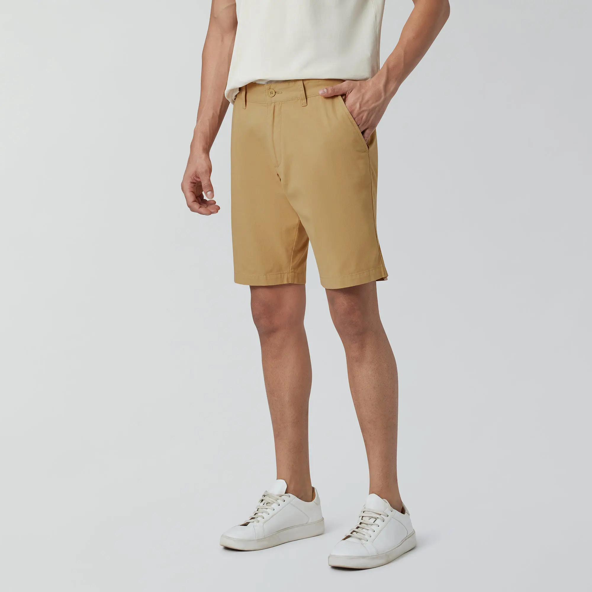 Element Cotton Chinos Shorts For Men Sand Brown - Image 3