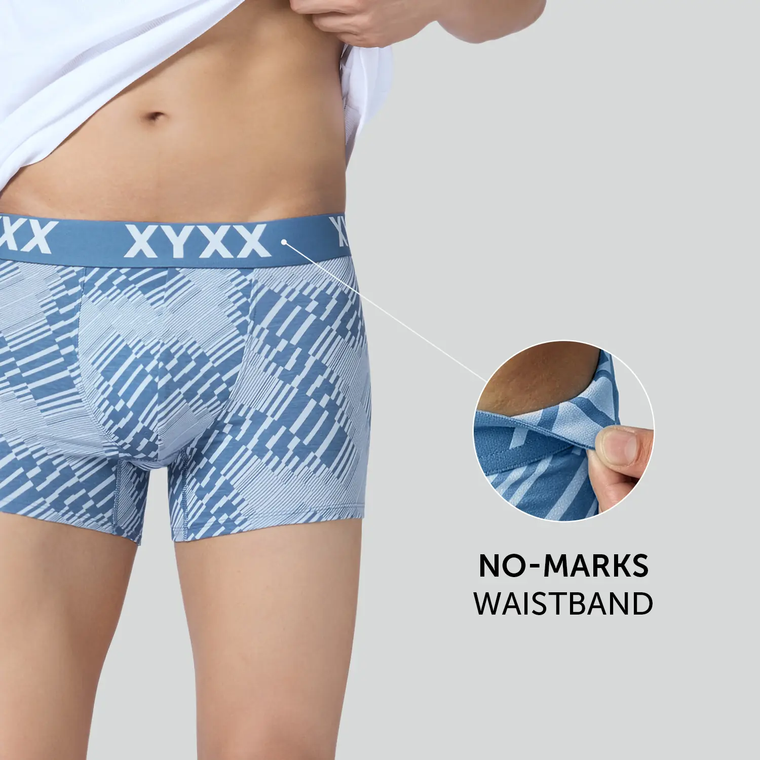 Matrix Cotton-Modal Trunks Cascade Blue - Image 5