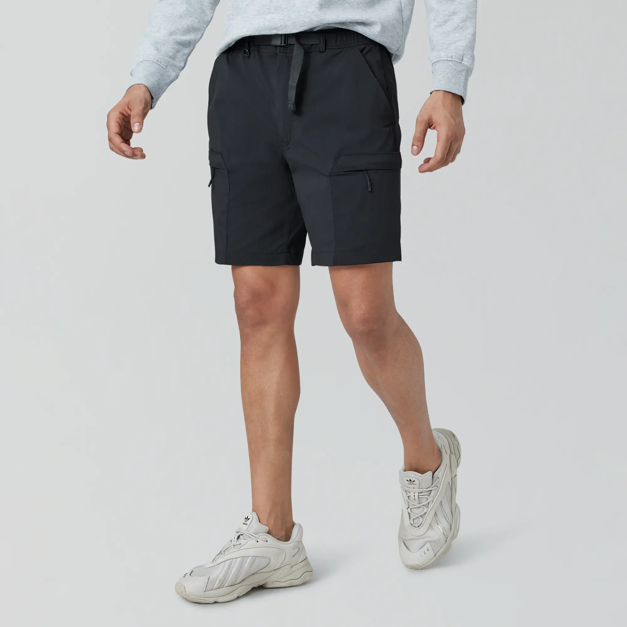 Moveo Cargo Shorts Pitch Black - Image 3