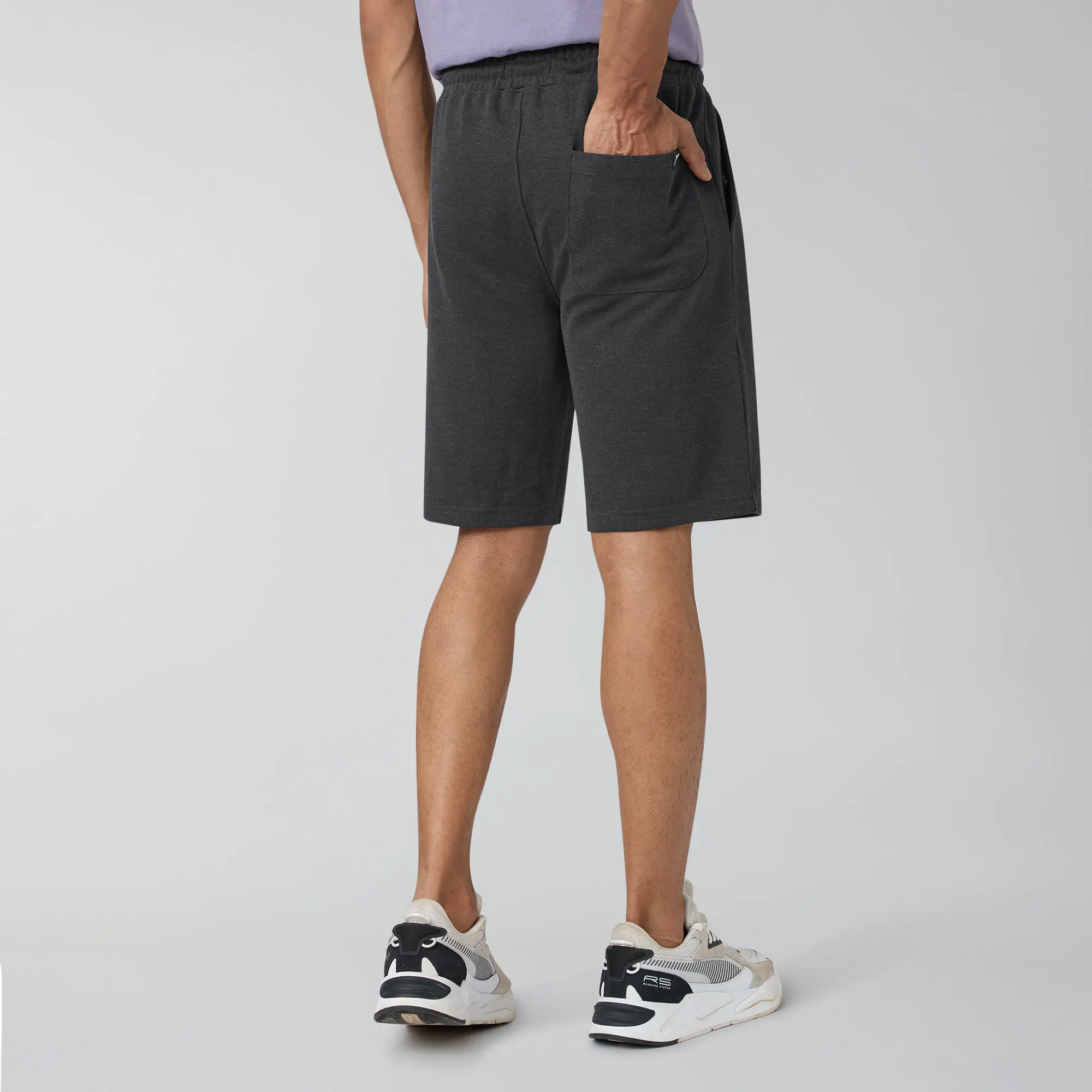 Nova Cotton Rich Shorts Graphite Grey - Image 5