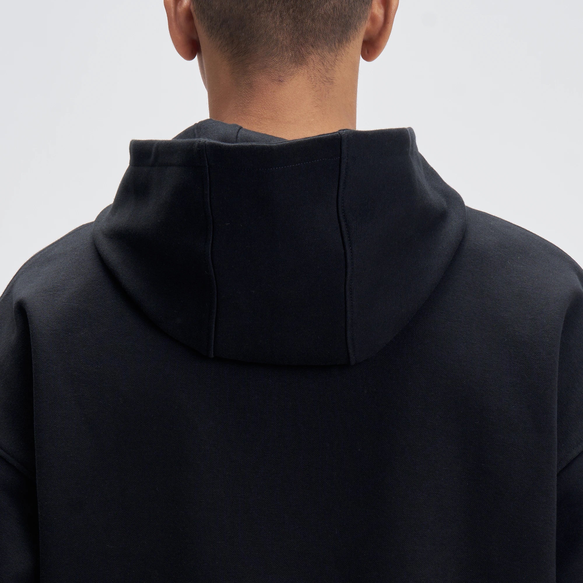 Crew Oversized Hoodie - Ink Black - Image 5