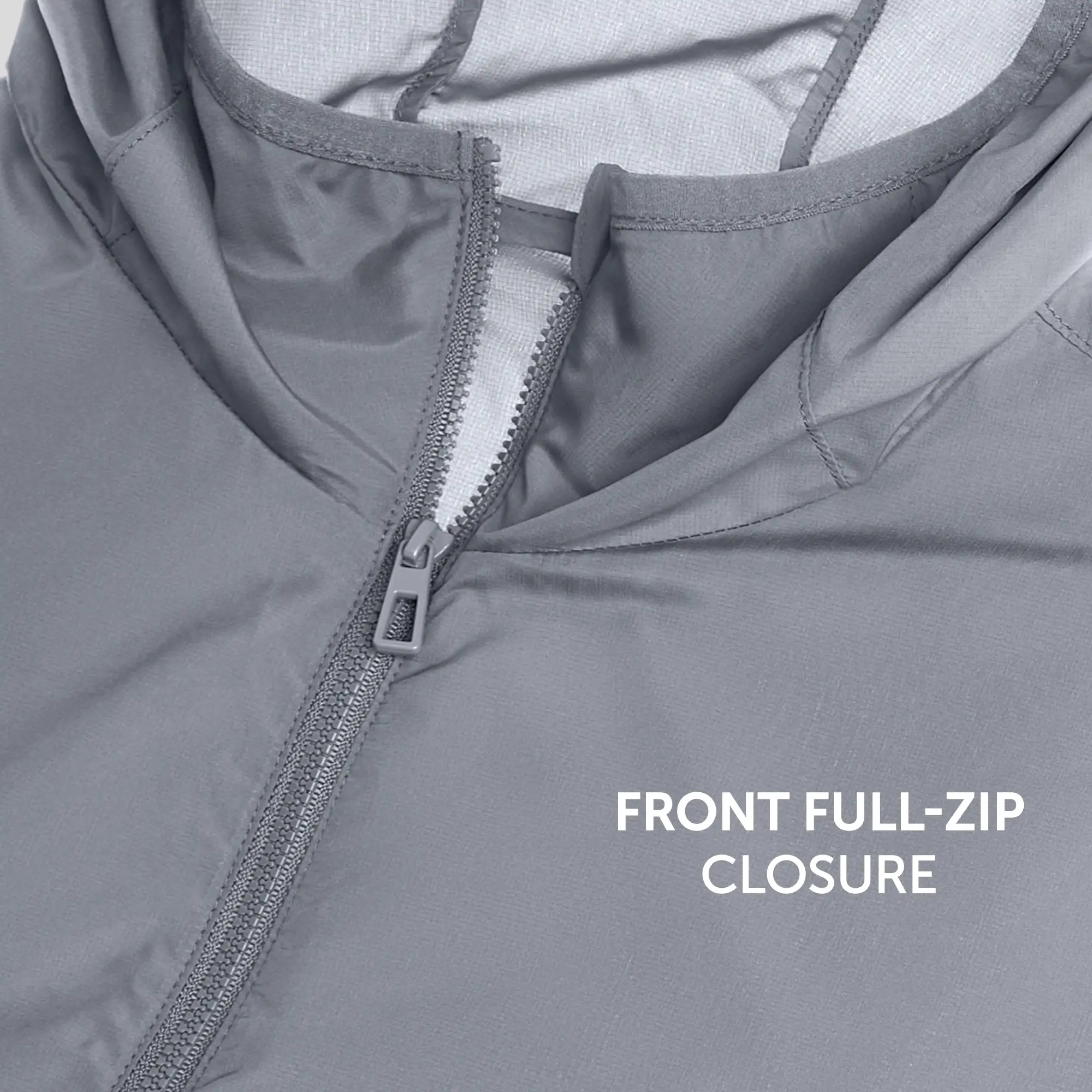 Ozone Polyester Parka Jacket - Ash Grey - Image 5